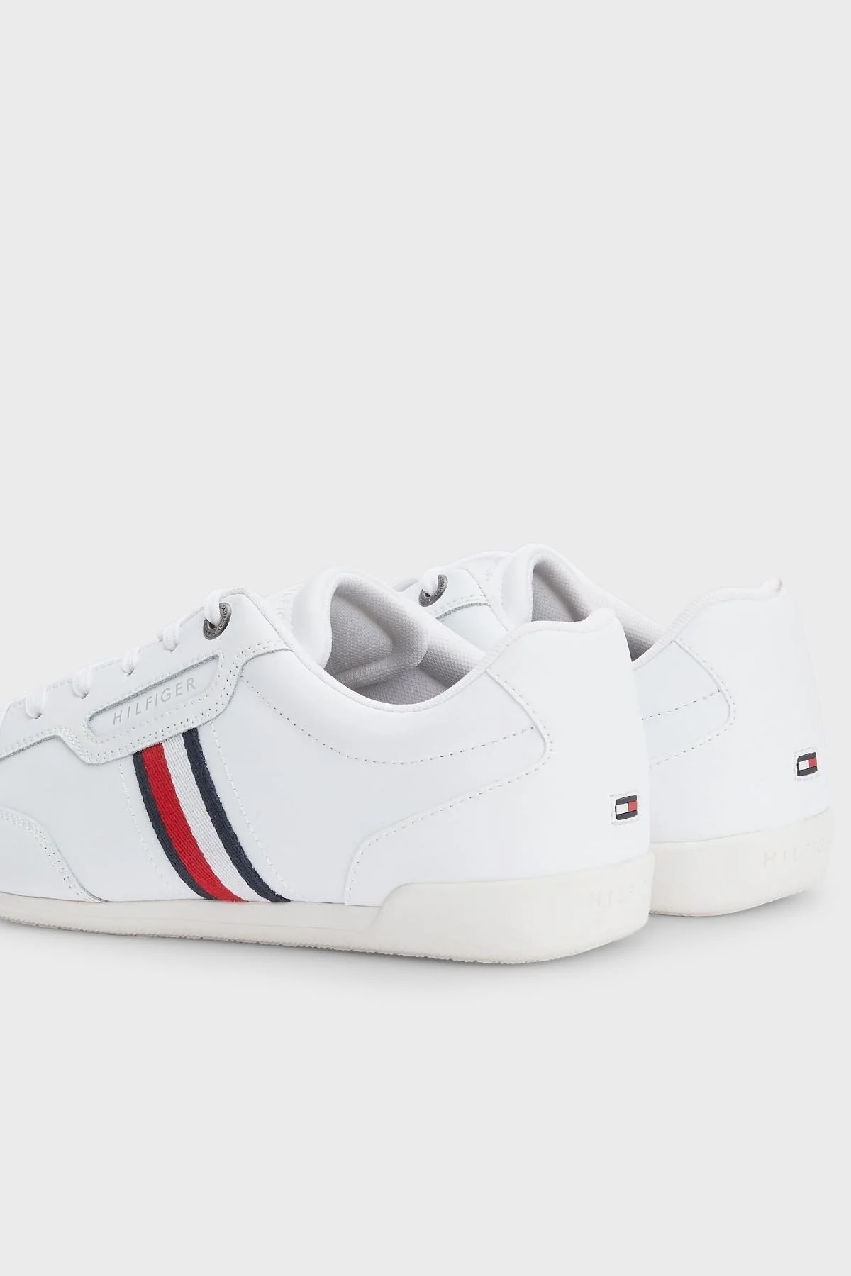 Tommy Hilfiger Deri Sneaker Erkek Ayakkabı FM0FM04277 YBR BEYAZ - 4