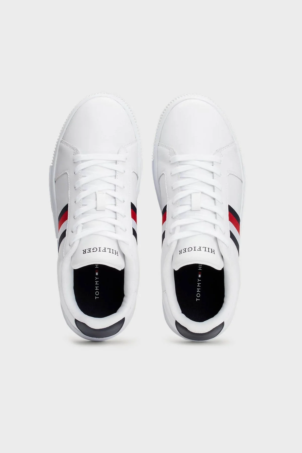 Tommy Hilfiger Deri Sneaker Erkek Ayakkabı FM0FM04895 YBS BEYAZ - 3