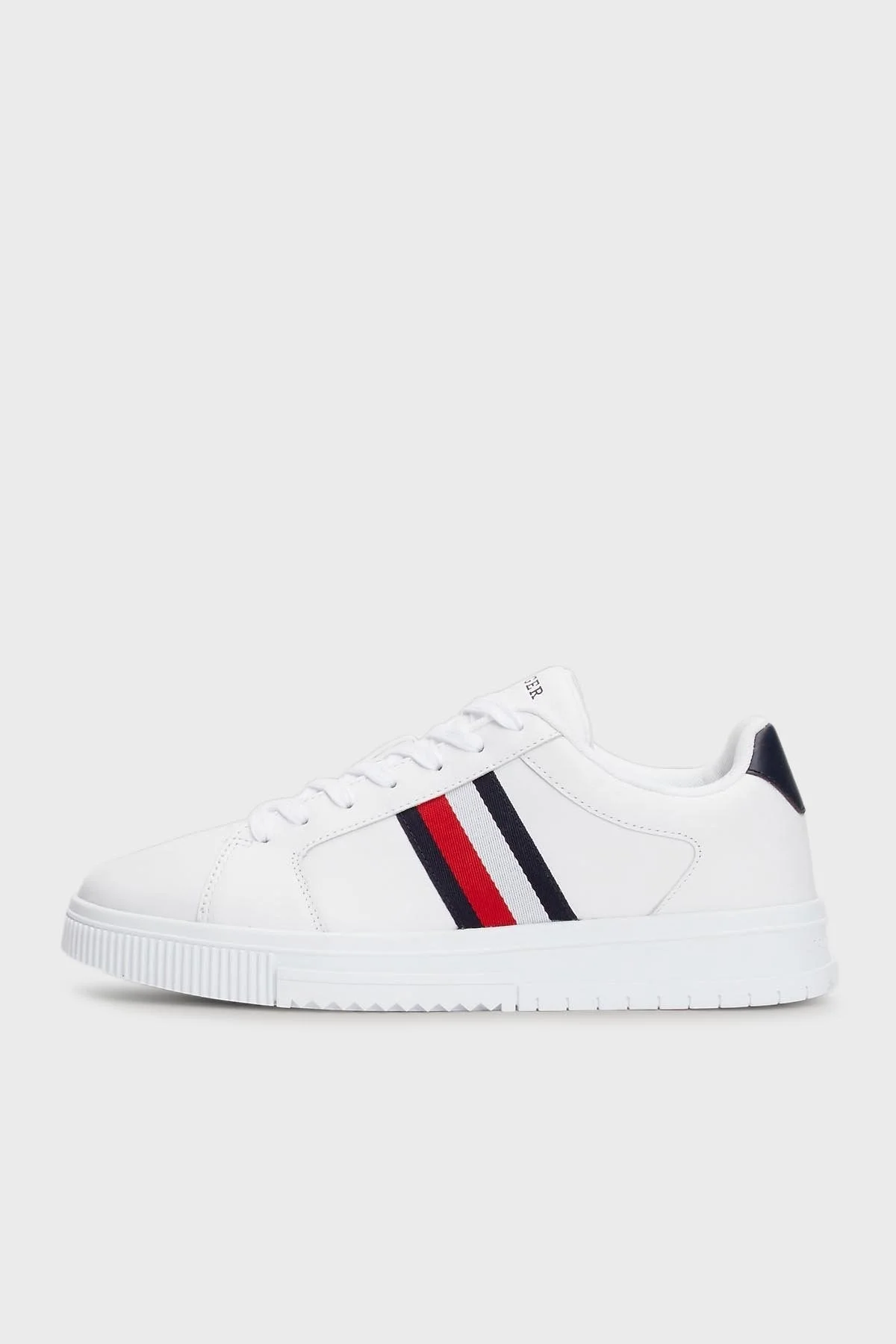 Tommy Hilfiger Deri Sneaker Erkek Ayakkabı FM0FM04895 YBS BEYAZ - 6