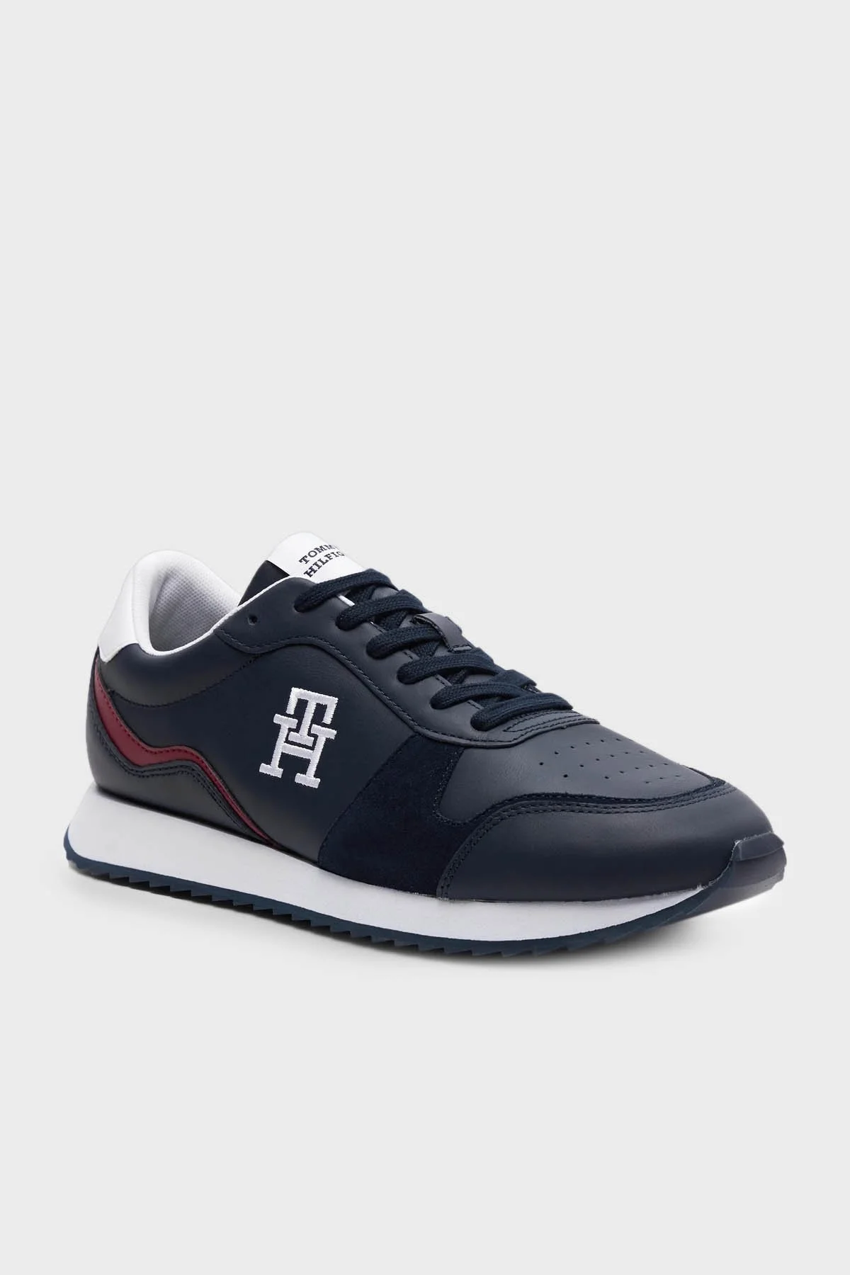 Tommy Hilfiger Deri Sneaker Erkek Ayakkabı FM0FM04959 DW5 LACİVERT - 2