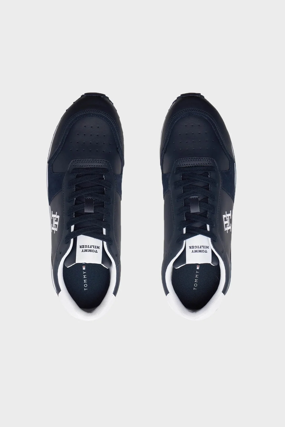 Tommy Hilfiger Deri Sneaker Erkek Ayakkabı FM0FM04959 DW5 LACİVERT - 5