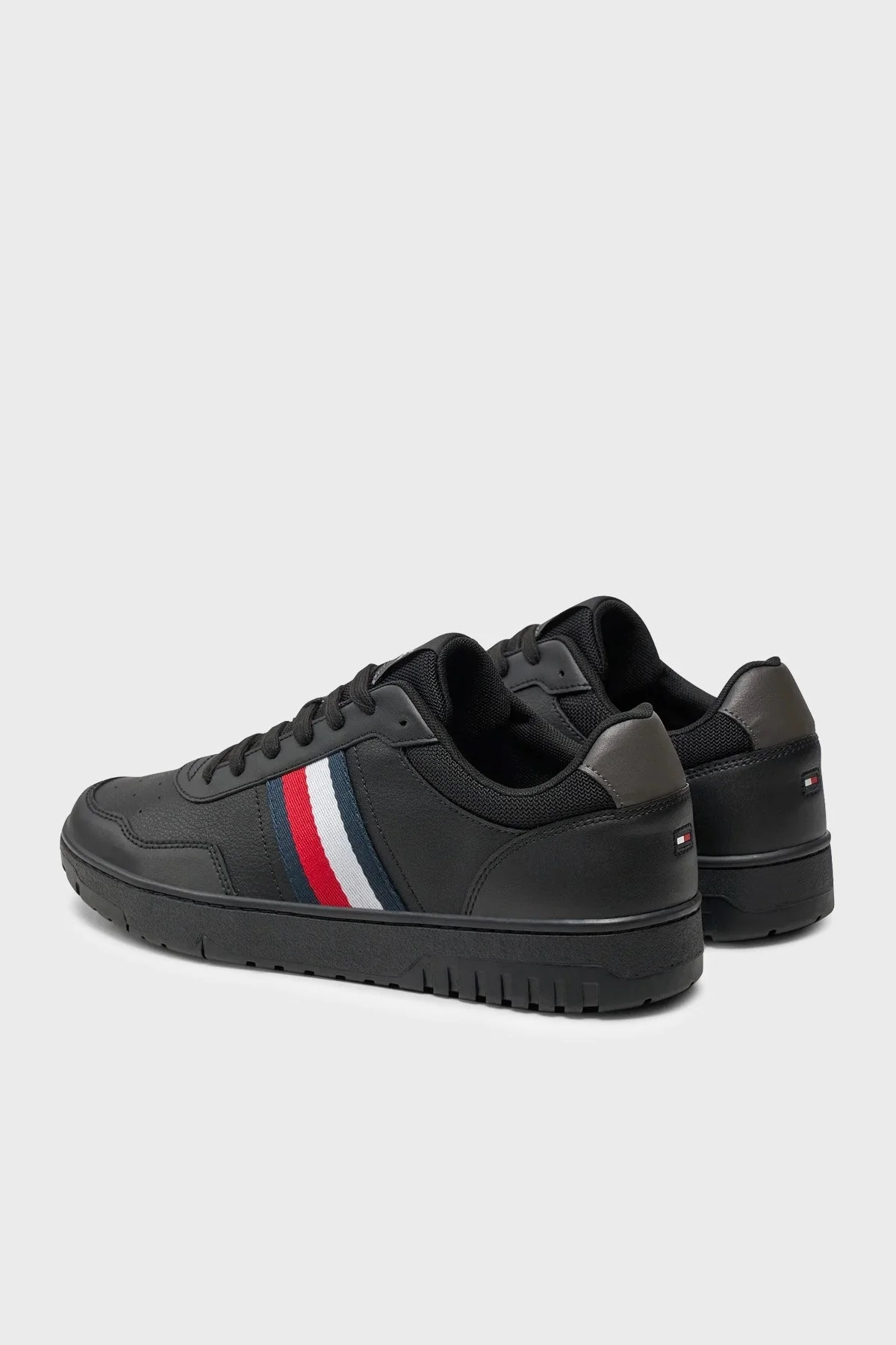 Tommy Hilfiger Deri Sneaker Erkek Ayakkabı FM0FM05116 BDS SİYAH - 3