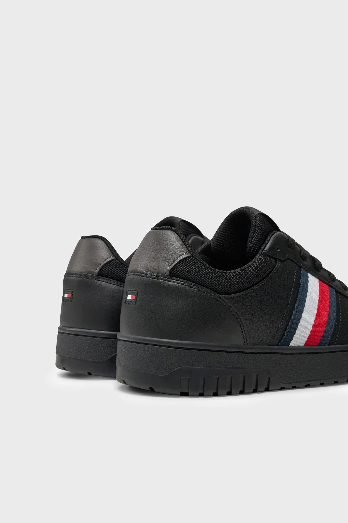 Tommy Hilfiger Deri Sneaker Erkek Ayakkabı FM0FM05116 BDS SİYAH - 6