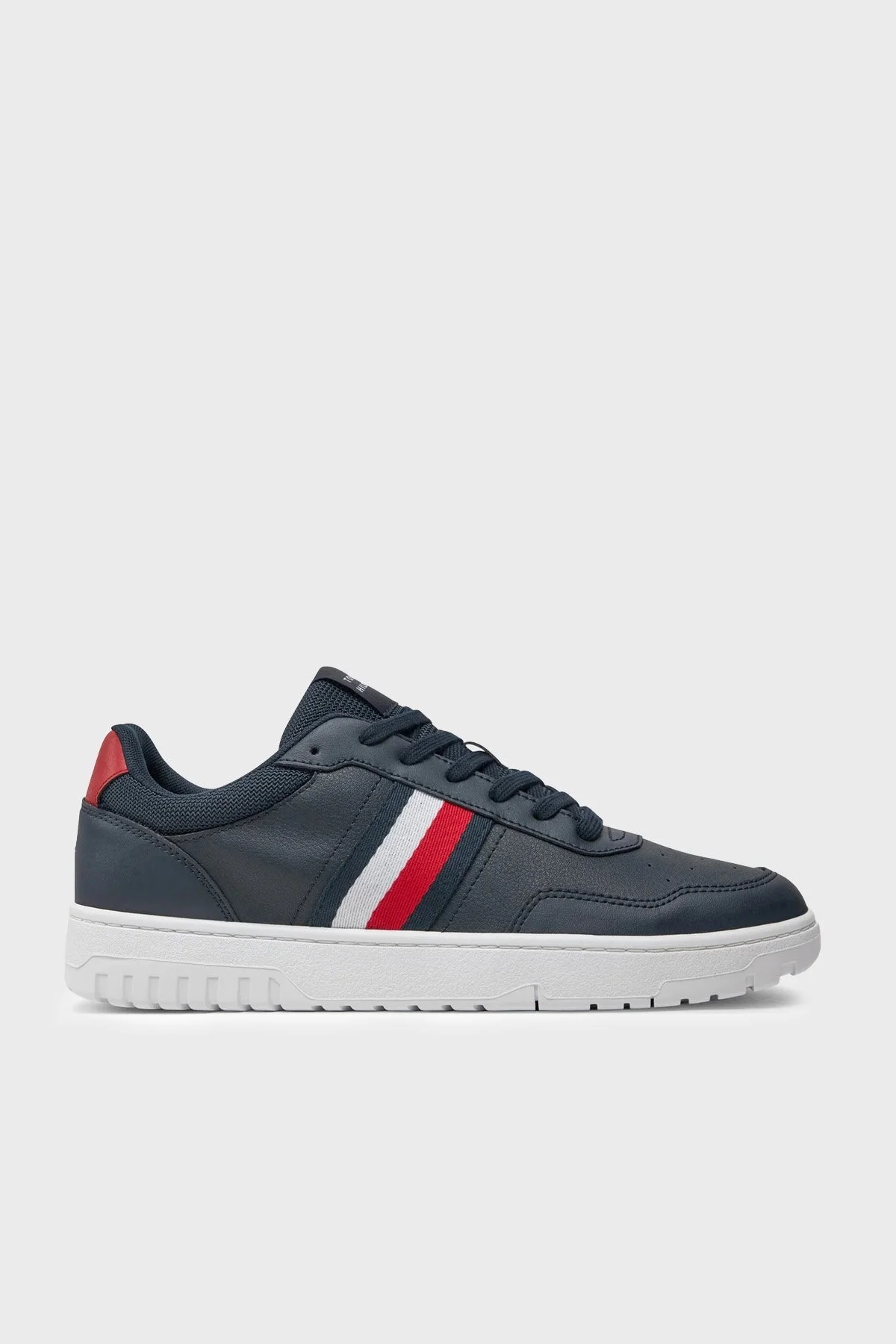 Tommy Hilfiger Deri Sneaker Erkek Ayakkabı FM0FM05116 DW5 LACİVERT - 7