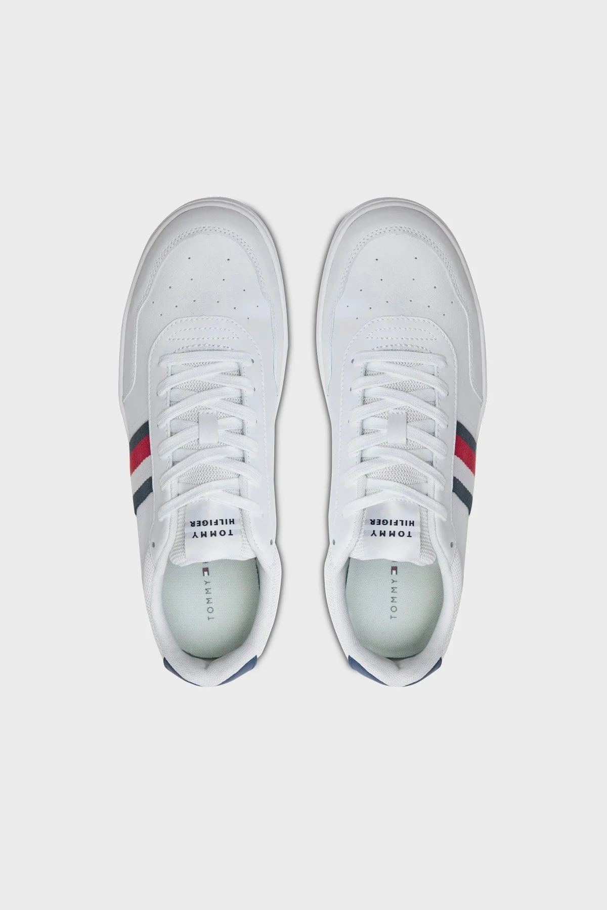 Tommy Hilfiger Deri Sneaker Erkek Ayakkabı FM0FM05116 YBS BEYAZ - 3