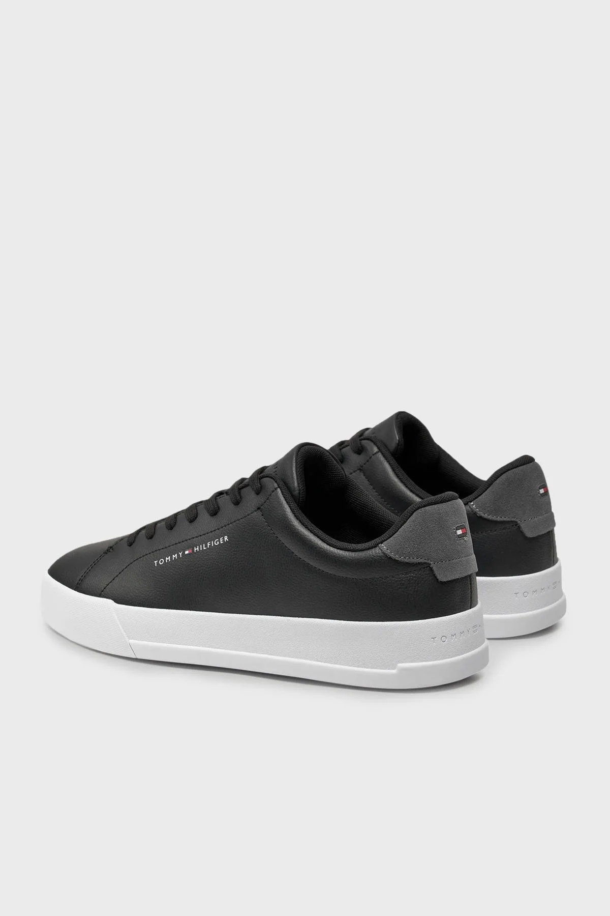 Tommy Hilfiger Deri Sneaker Erkek Ayakkabı FM0FM05297 0GJ SİYAH - 3