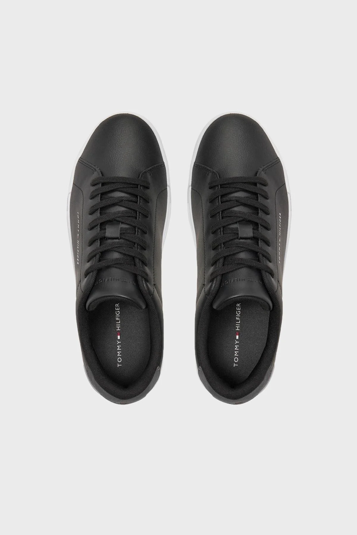 Tommy Hilfiger Deri Sneaker Erkek Ayakkabı FM0FM05297 0GJ SİYAH - 5