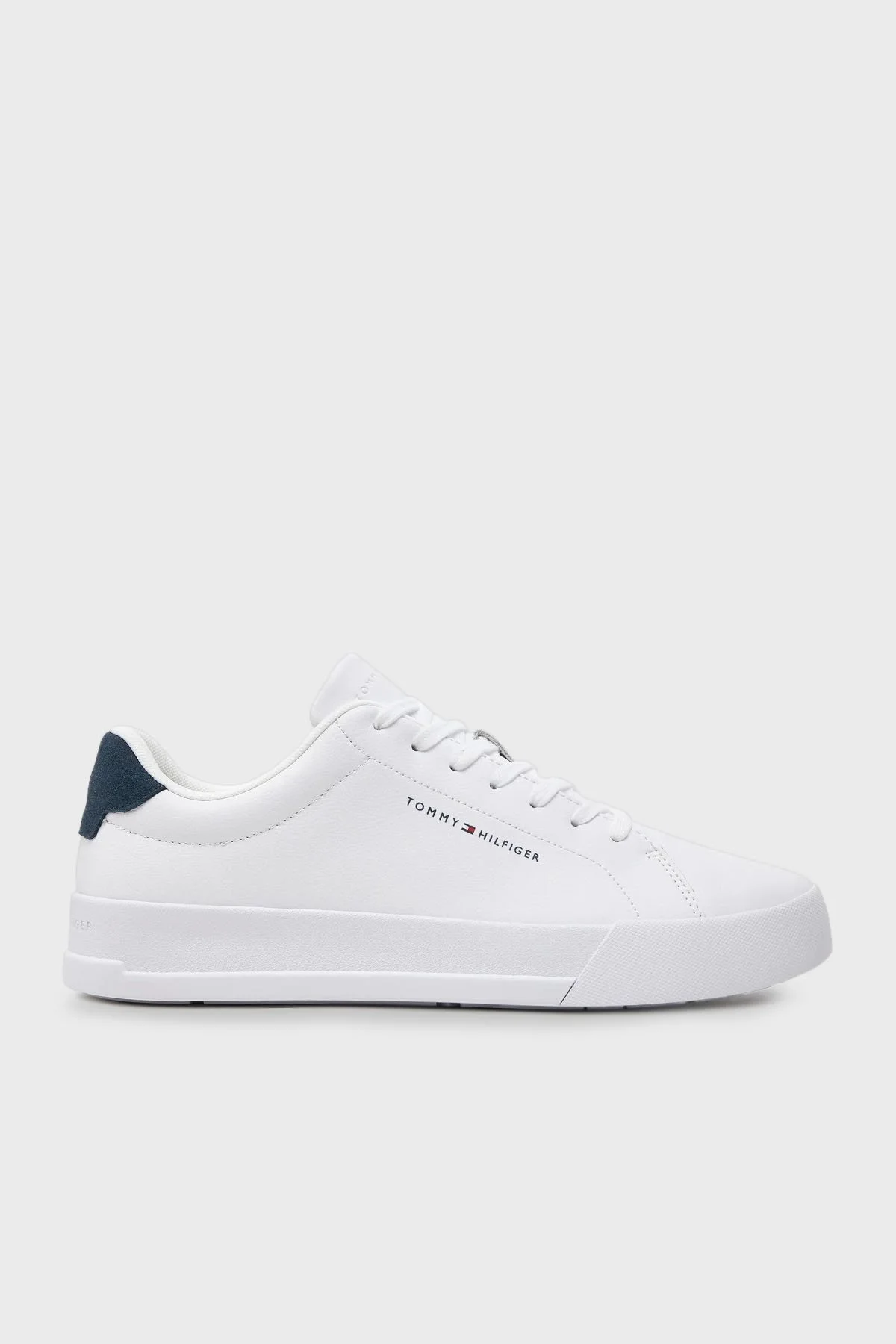Tommy Hilfiger Deri Sneaker Erkek Ayakkabı FM0FM05297 0LE BEYAZ - 1