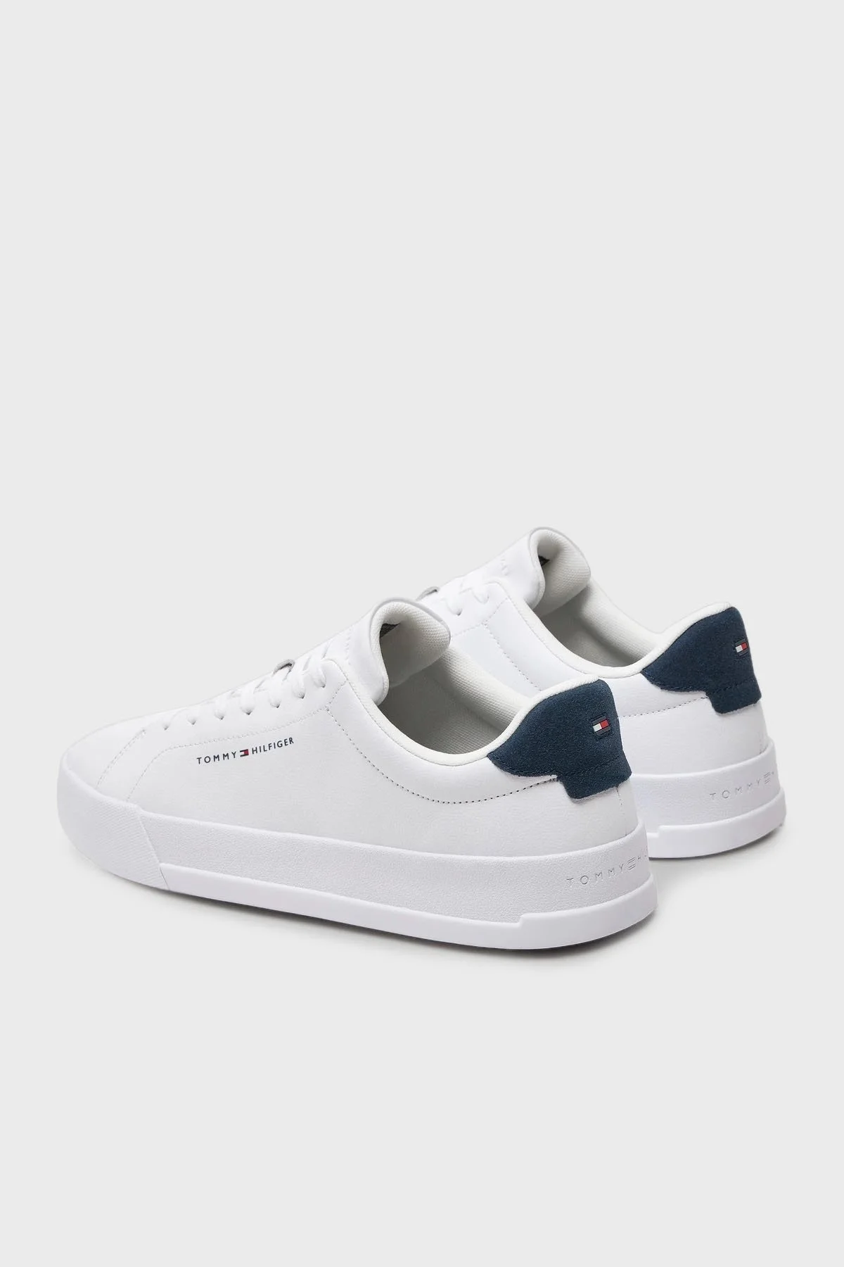 Tommy Hilfiger Deri Sneaker Erkek Ayakkabı FM0FM05297 0LE BEYAZ - 3