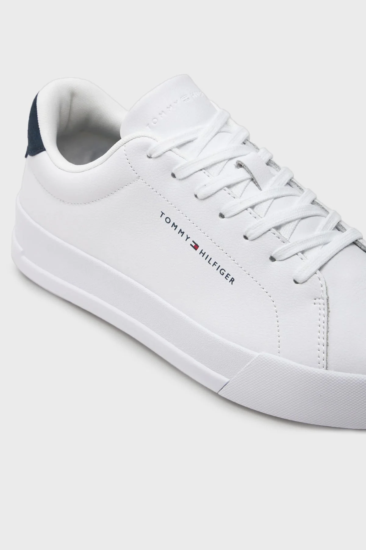 Tommy Hilfiger Deri Sneaker Erkek Ayakkabı FM0FM05297 0LE BEYAZ - 6