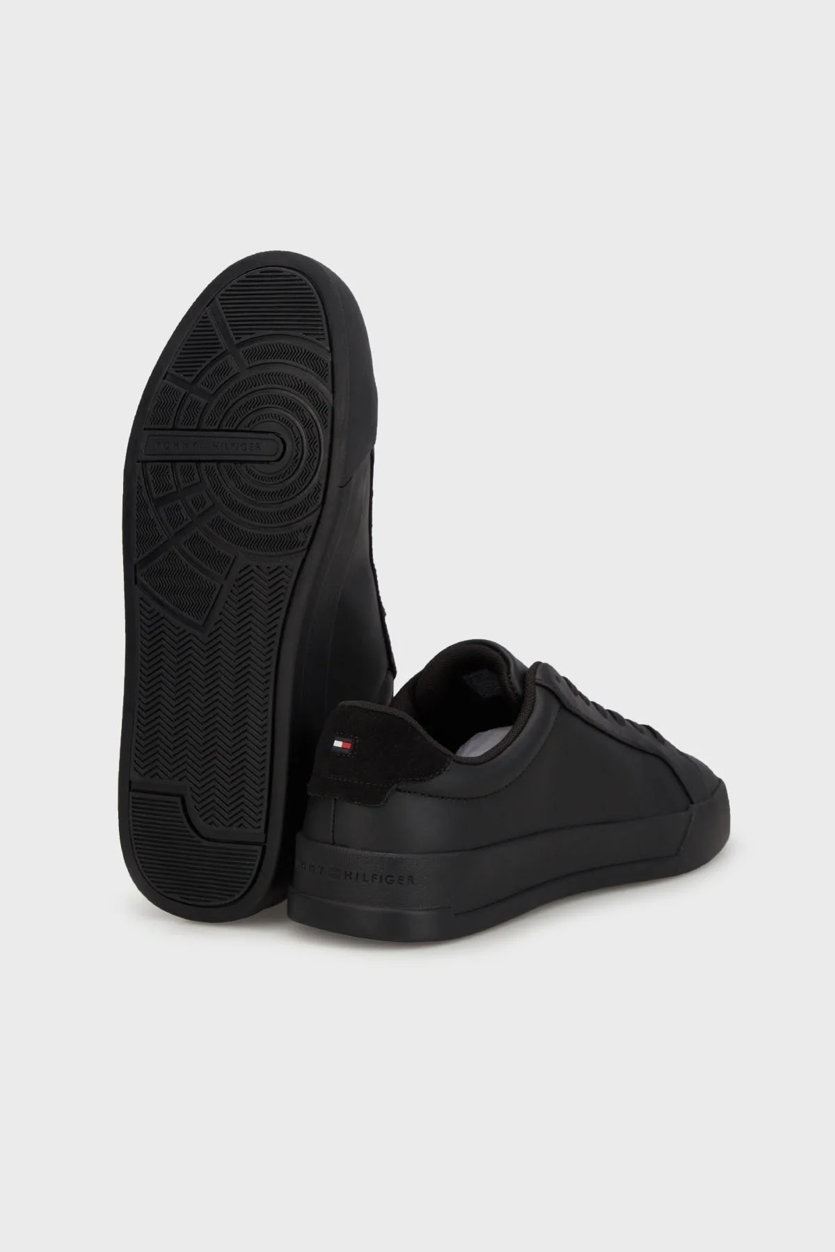 Tommy Hilfiger Deri Sneaker Erkek Ayakkabı FM0FM05322 BDS SİYAH - 4