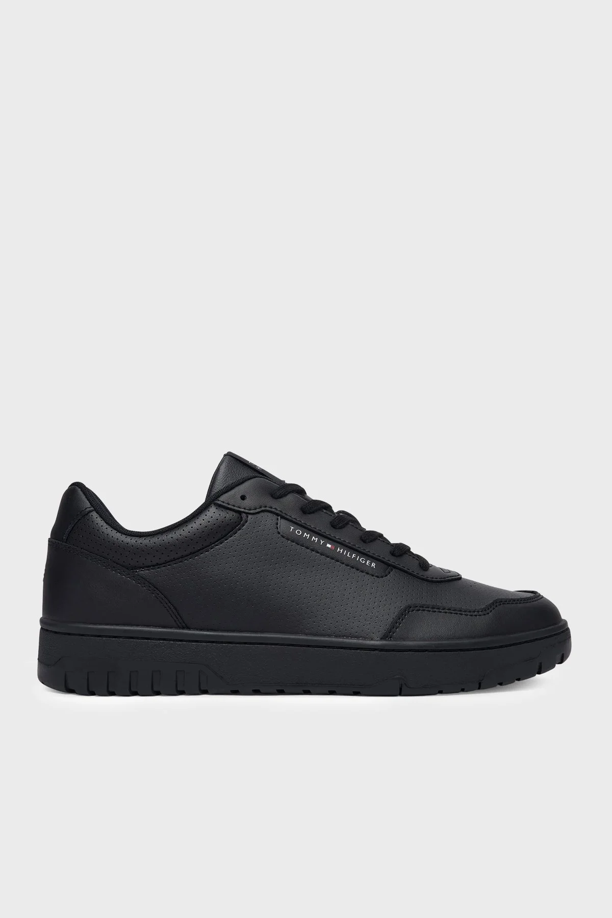 Tommy Hilfiger Deri Sneaker Erkek Ayakkabı FM0FM05927 BDS Siyah - 1