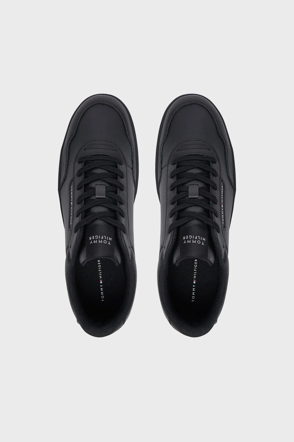 Tommy Hilfiger Deri Sneaker Erkek Ayakkabı FM0FM05927 BDS Siyah - 6