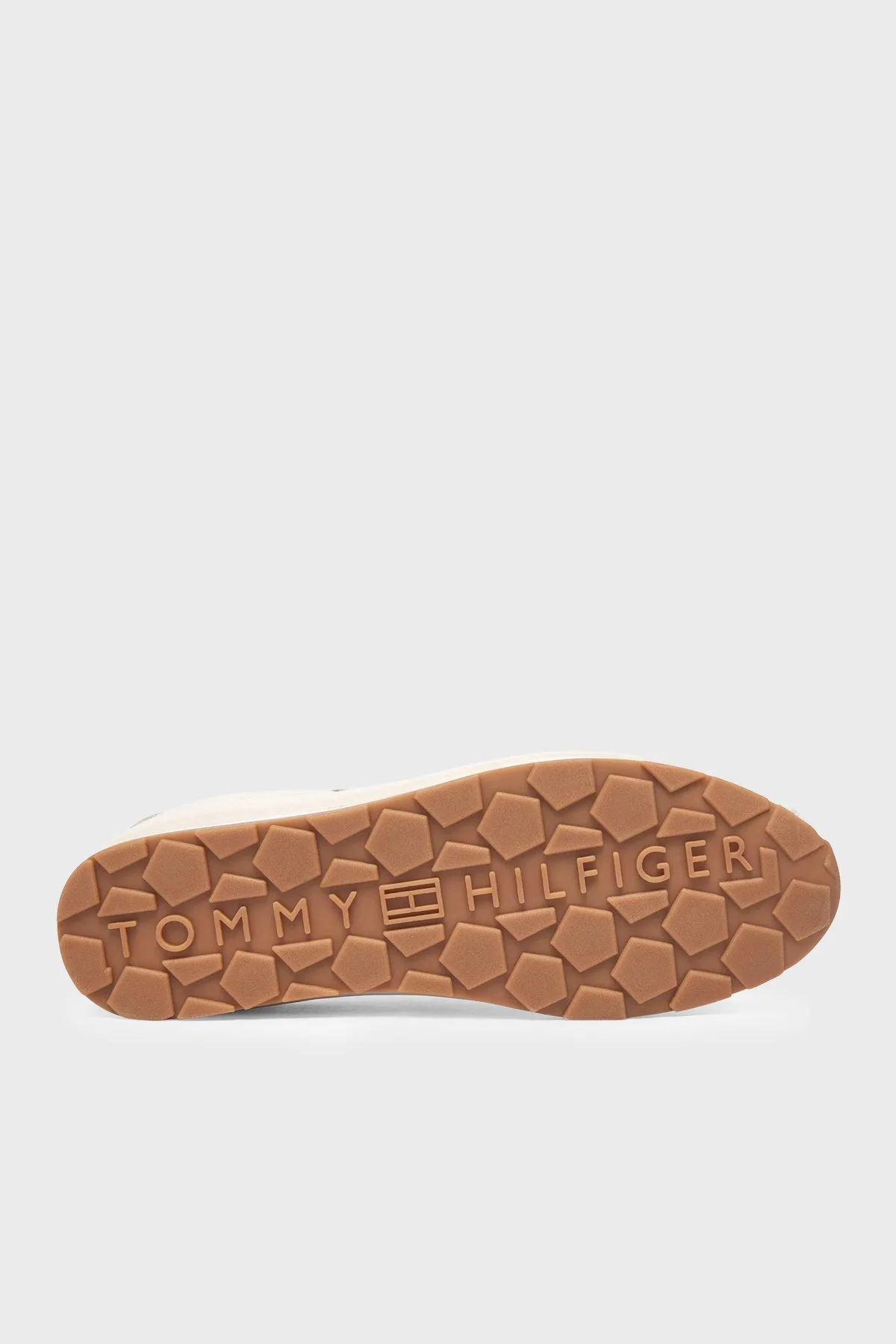 Tommy Hilfiger Deri Sneaker Kadın Ayakkabı FW0FW09495 AEO Bej - 6