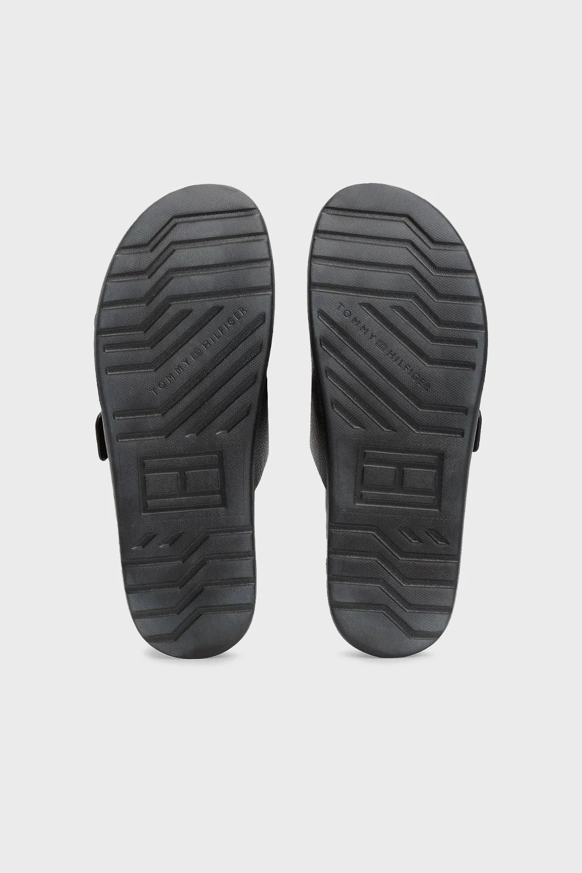 Tommy Hilfiger Deri Tokalı Erkek Sandalet FM0FM05414 BDS SİYAH - 5