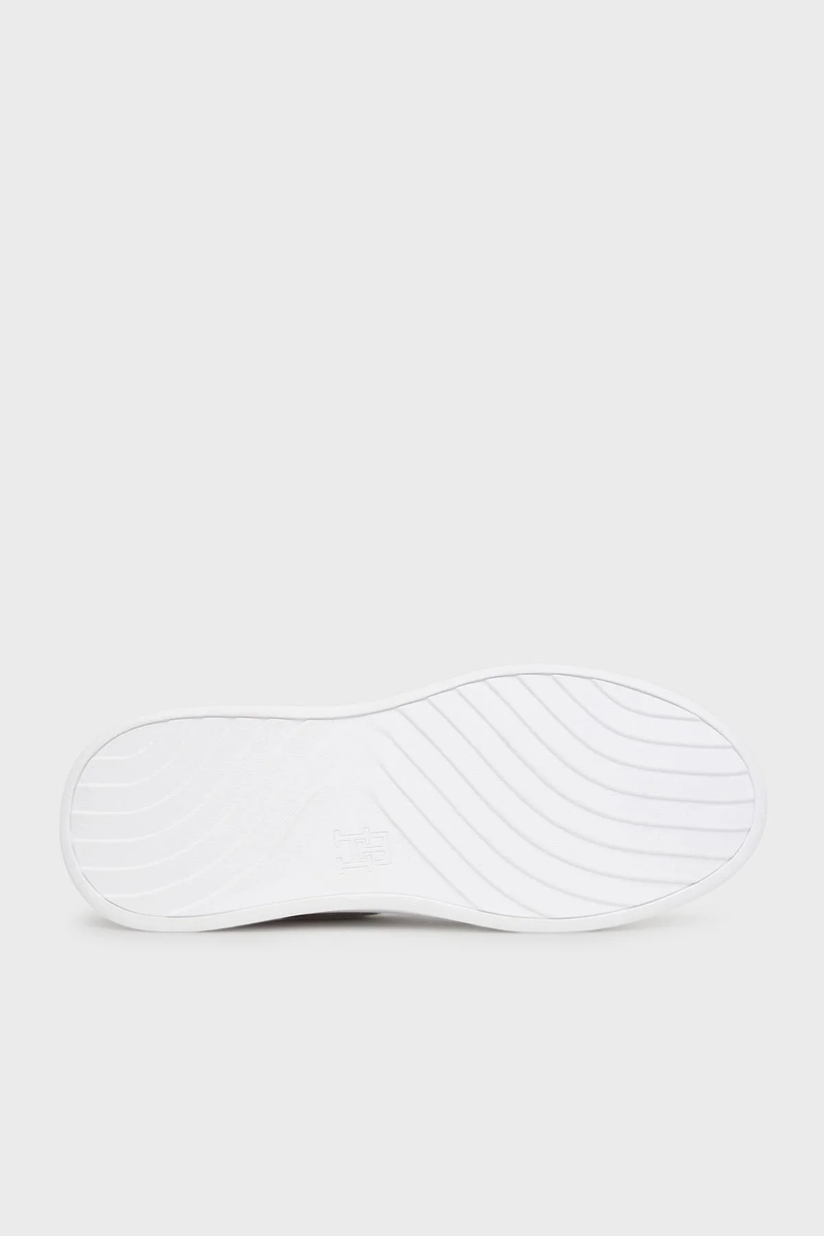 Tommy Hilfiger Deri ve Süet Karışımlı Kalın Taban Sneaker Bayan Ayakkabı FW0FW08632 YBS BEYAZ - 6