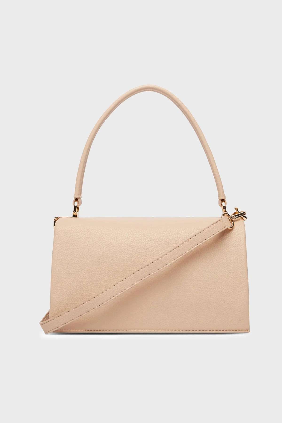 Tommy Hilfiger Desen Logolu Çıkarılabilir Askılı Kadın Çanta AW0AW17216 TRY PUDRA - 3