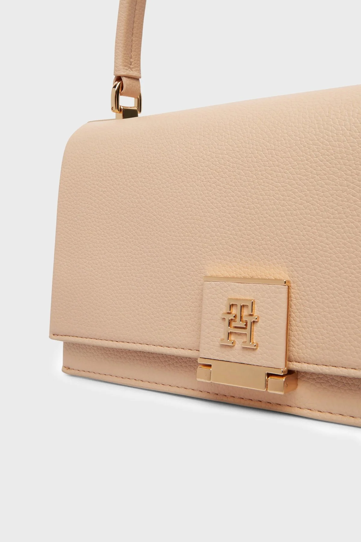 Tommy Hilfiger Desen Logolu Çıkarılabilir Askılı Kadın Çanta AW0AW17216 TRY PUDRA - 6