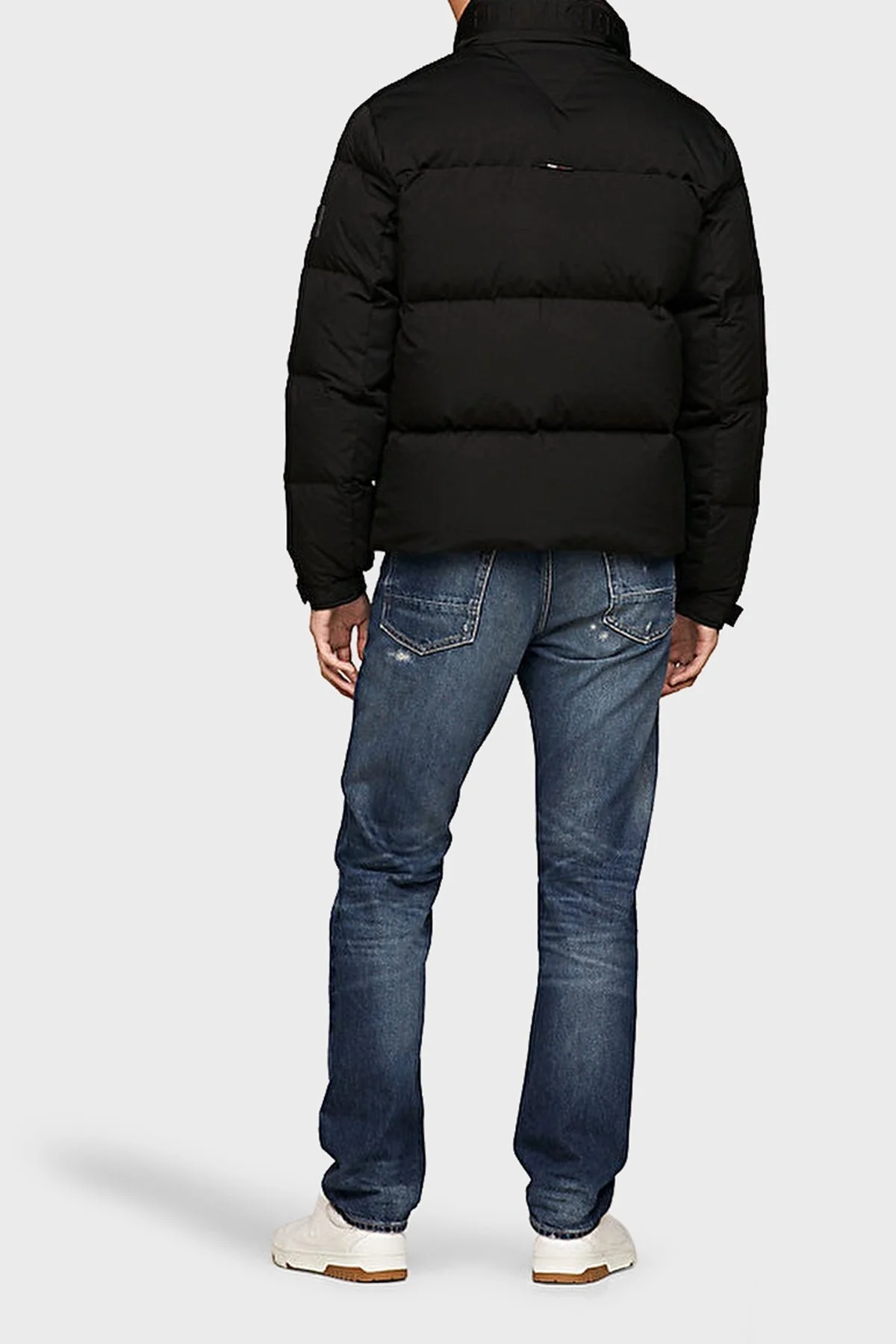 Tommy Hilfiger Dik Yaka Ördek Tüyü Dolgulu Su Tutmaz Regular Fit Erkek Mont MW0MW32788 BDS SİYAH - 4