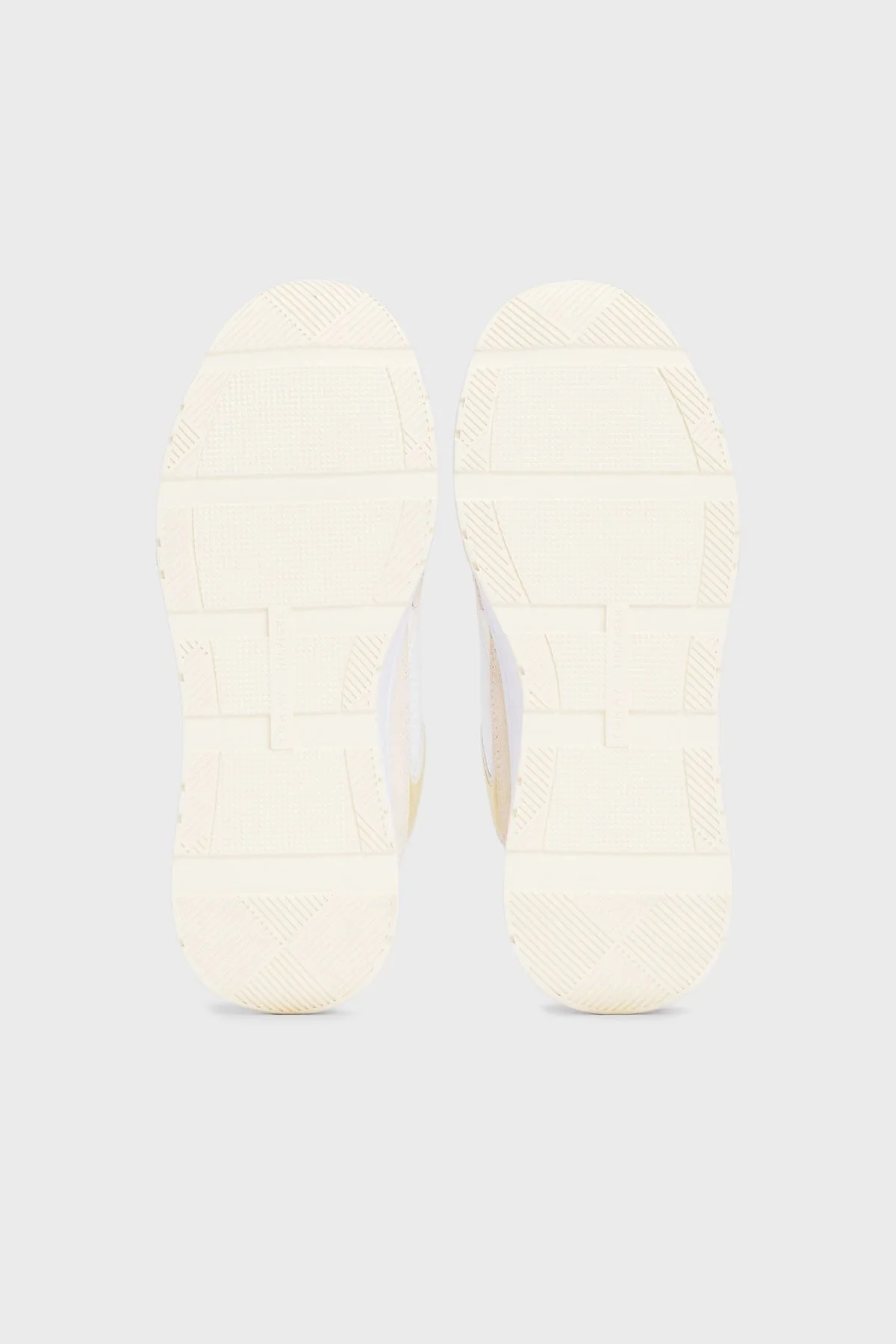Tommy Hilfiger Dokulu Logolu Sneaker Bayan Ayakkabı FW0FW08324 ACJ BEJ - 7