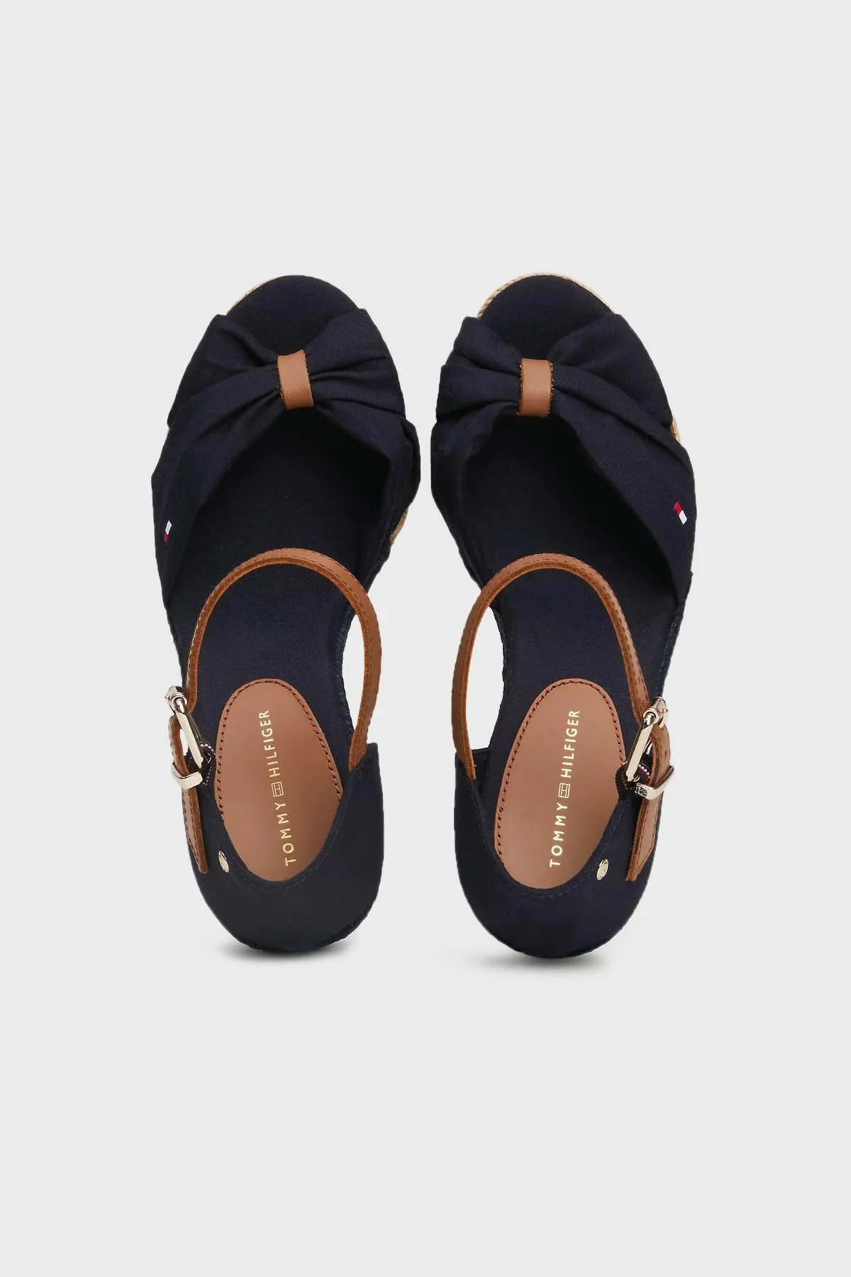 Tommy Hilfiger Dolgu Topuklu Bayan Sandalet FW0FW04784 DW6 LACİVERT - 3