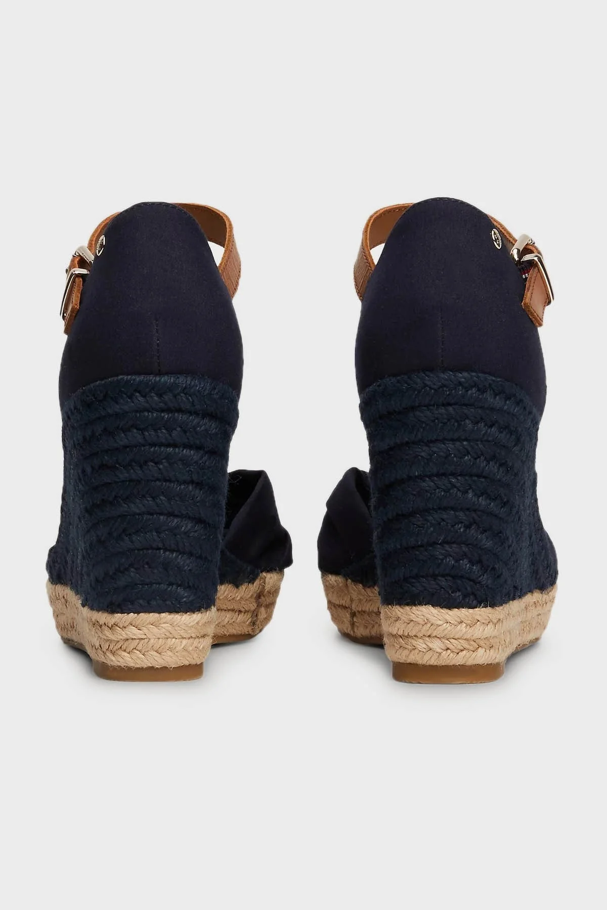 Tommy Hilfiger Dolgu Topuklu Bayan Sandalet FW0FW04784 DW6 LACİVERT - 4