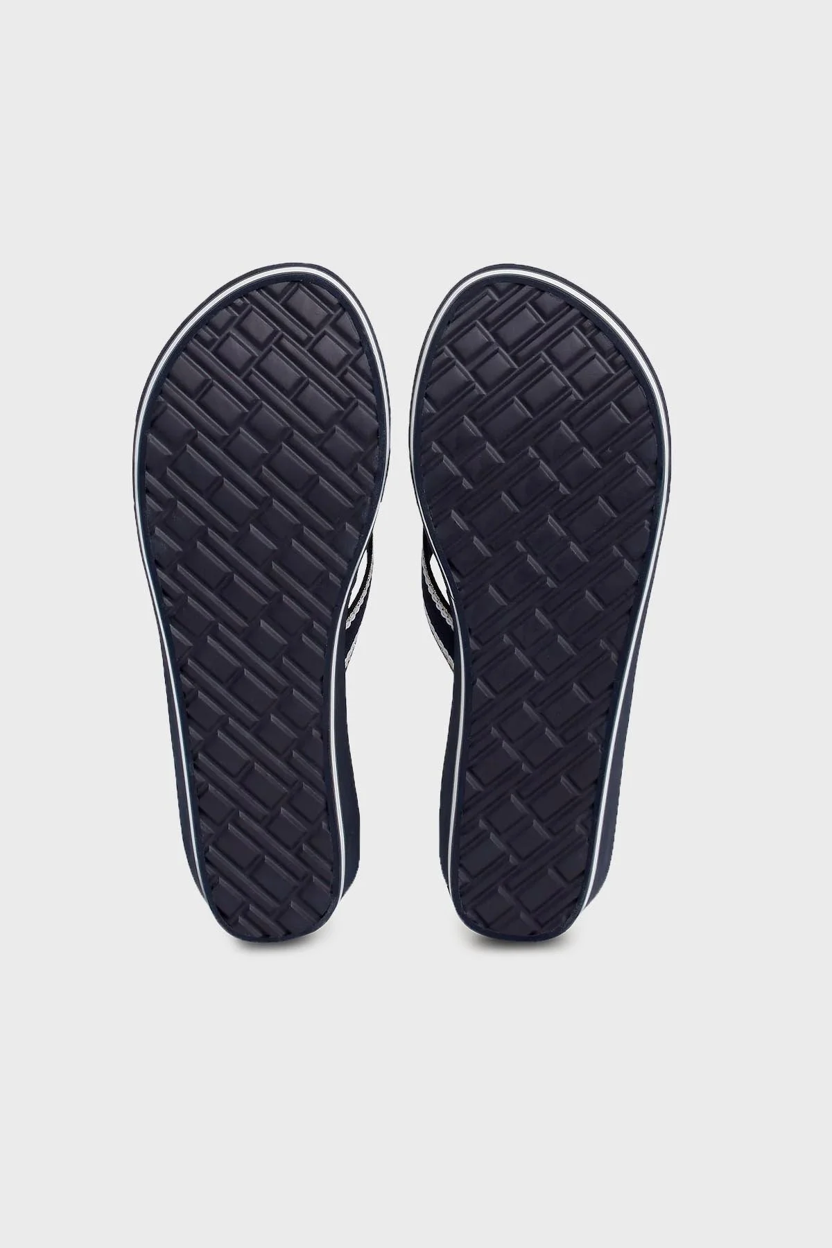 Tommy Hilfiger Dolgu Topuklu Parmak Arası Bayan Terlik FW0FW07903 DW6 LACİVERT - 5