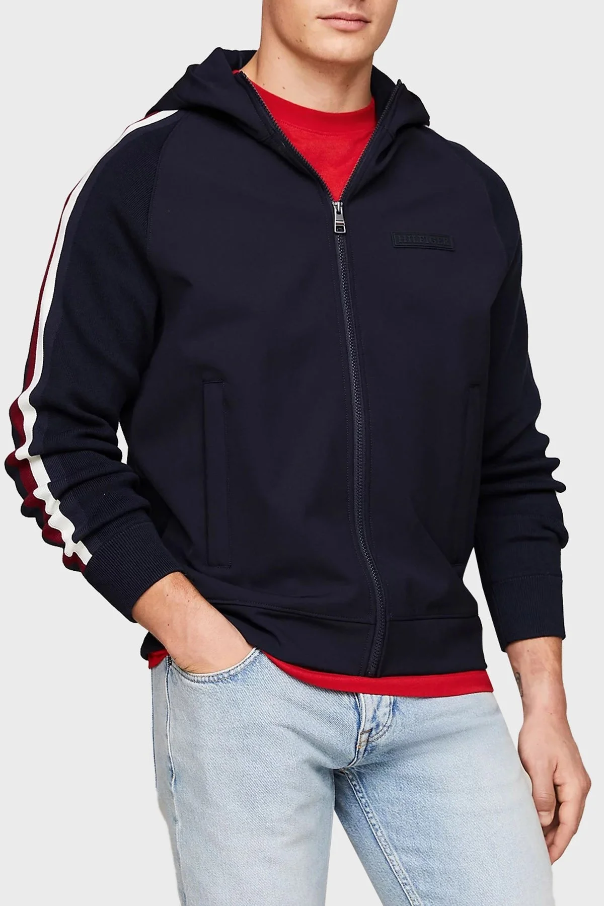 Tommy Hilfiger Düğmeli Pamuklu Regular Fit Triko Erkek Hırka MW0MW33544 DW5 LACİVERT - 8