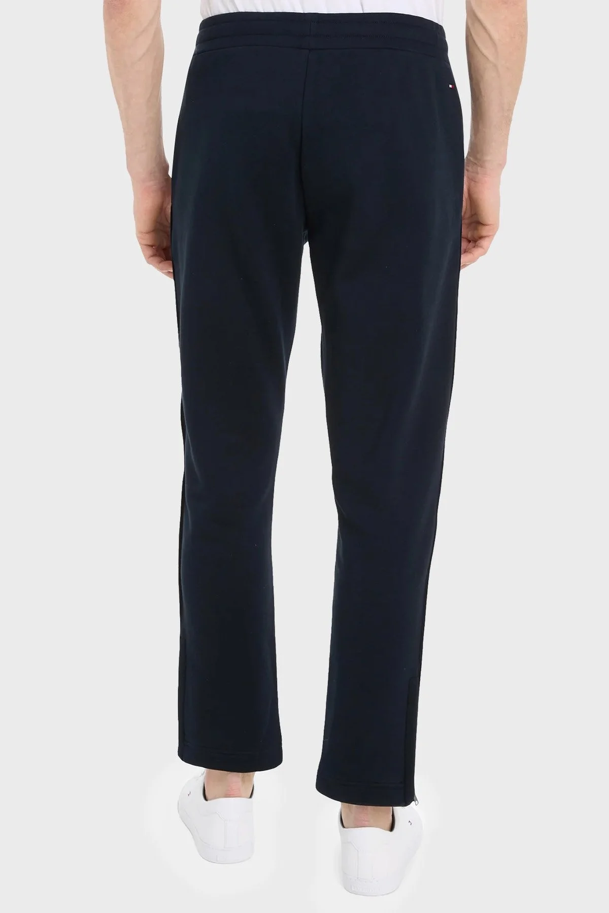 Tommy Hilfiger Elastik Bel Bantlı Pamuklu Normal Bel Regular Fit Erkek Eşofman Altı MW0MW32677 DW5 LACİVERT - 2