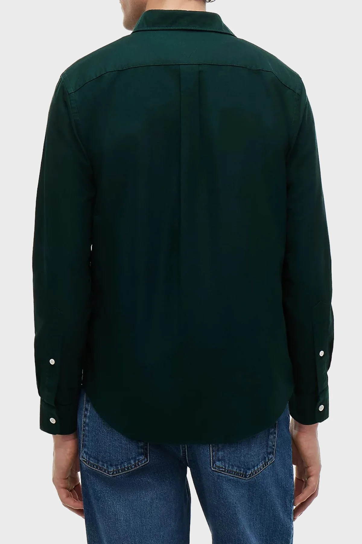 Tommy Hilfiger Erkek Gömlek MW0MW35774 MBP Koyu yeşil - 3