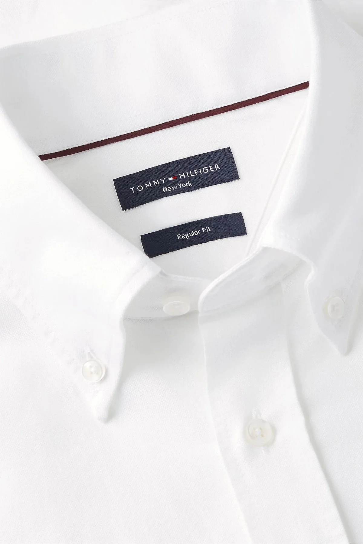 Tommy Hilfiger Erkek Gömlek MW0MW39754 YBS Beyaz - 6