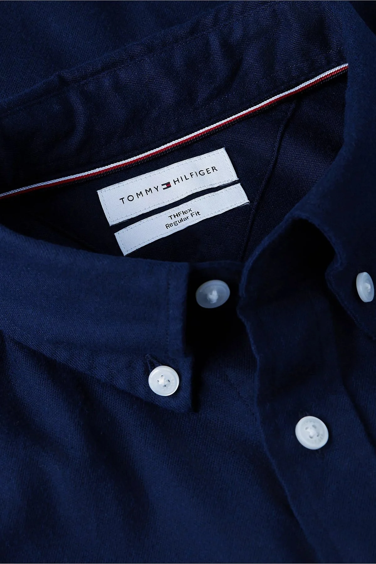 Tommy Hilfiger Erkek Gömlek MW0MW40469 DCC Lacivert - 6
