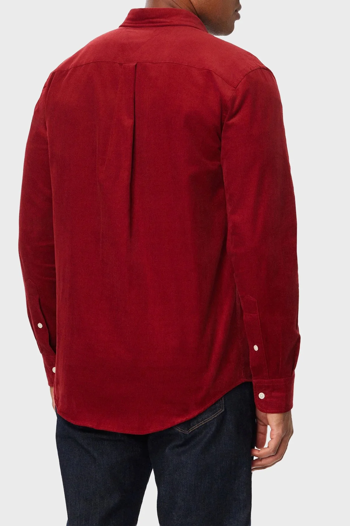 Tommy Hilfiger Erkek Gömlek MW0MW40486 XLI Kırmızı - 3