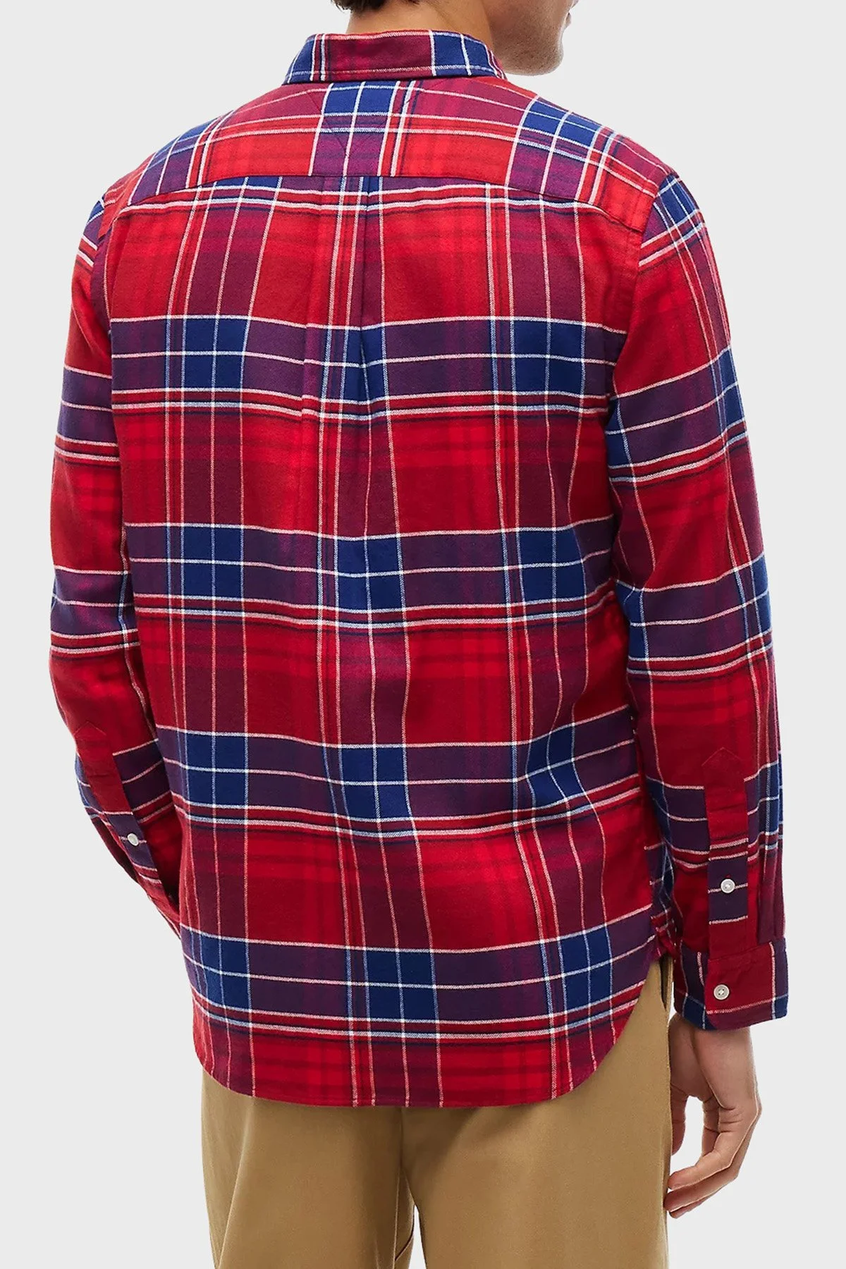 Tommy Hilfiger Erkek Gömlek MW0MW44592 0QJ Kırmızı - 8