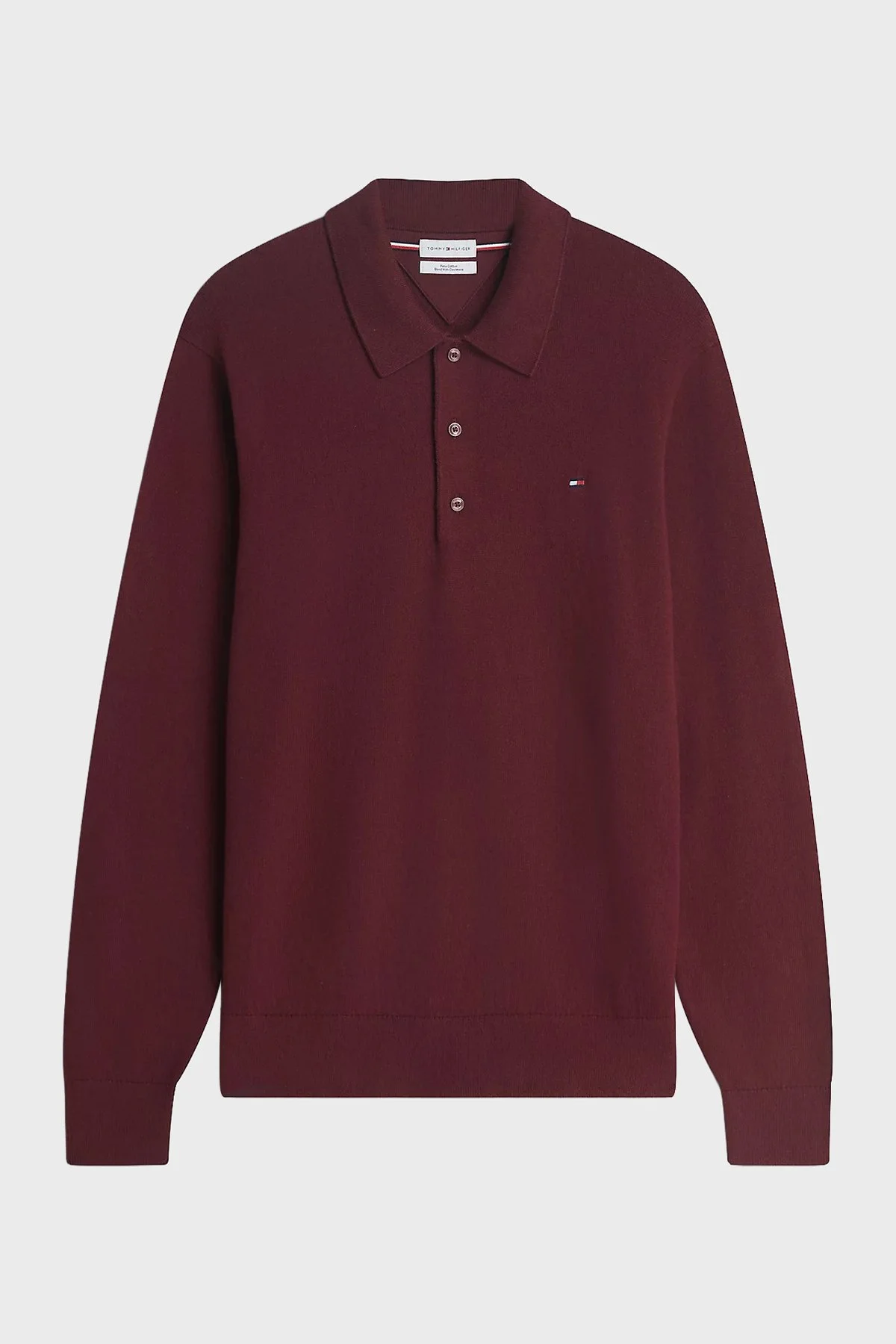 Tommy Hilfiger Erkek Kazak MW0MW36519 VLP Bordo - 5