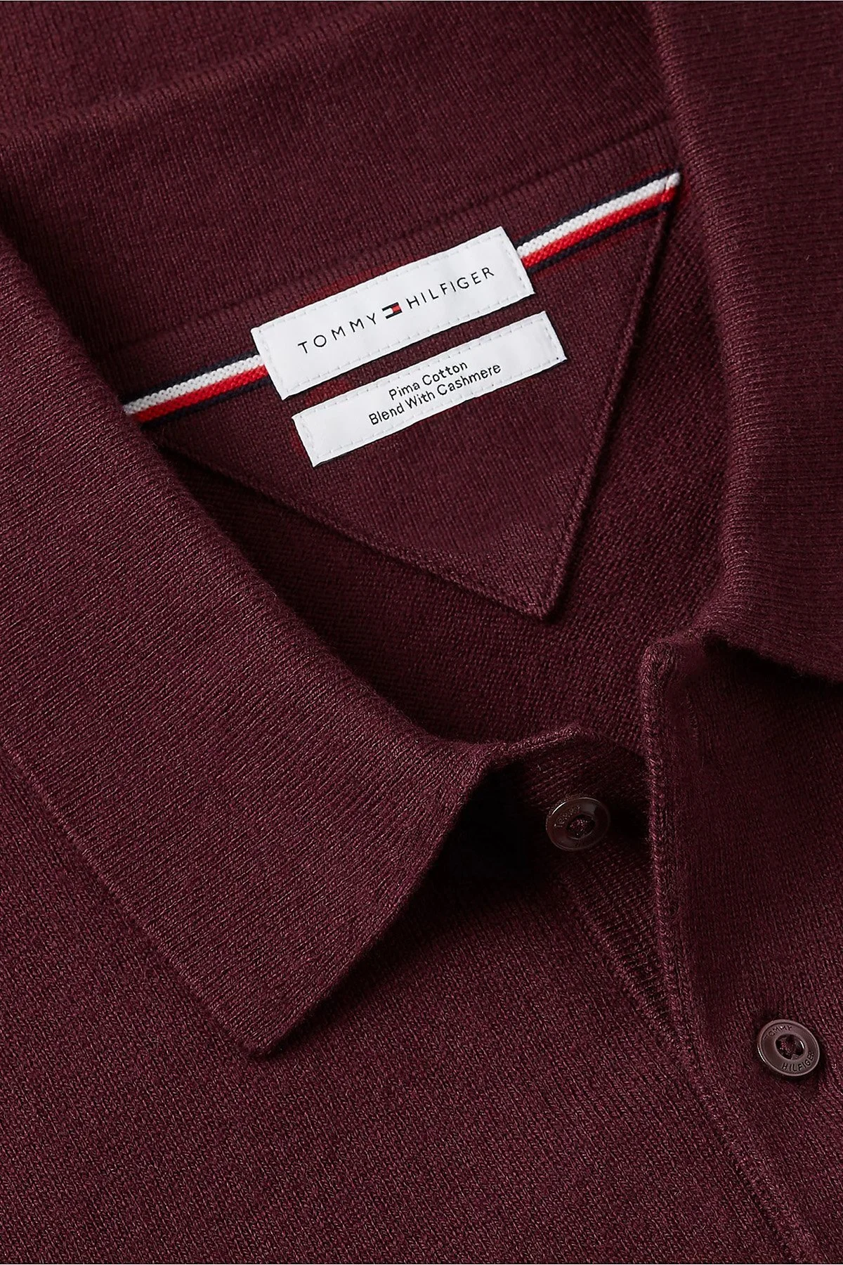 Tommy Hilfiger Erkek Kazak MW0MW36519 VLP Bordo - 6