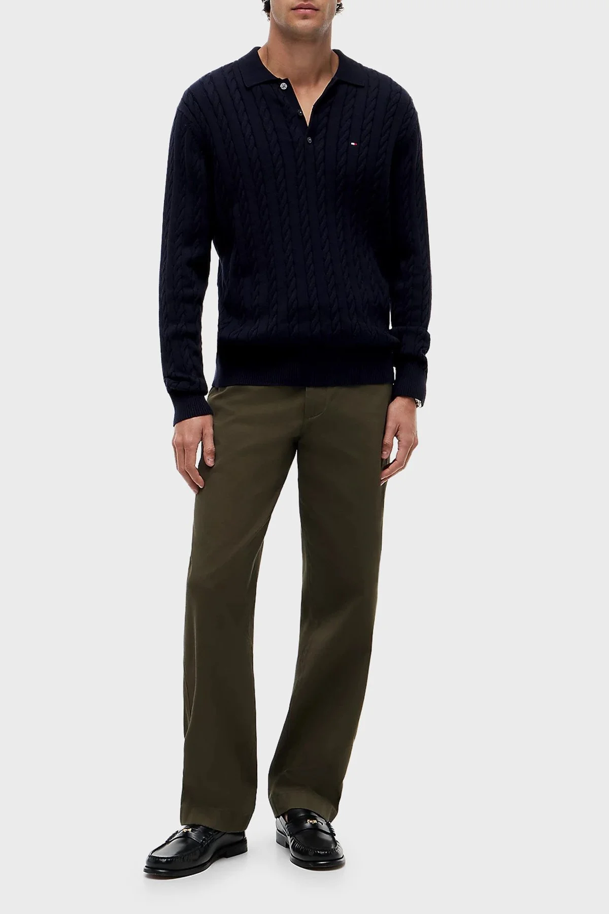 Tommy Hilfiger Erkek Kazak MW0MW41955 DW5 Lacivert - 8