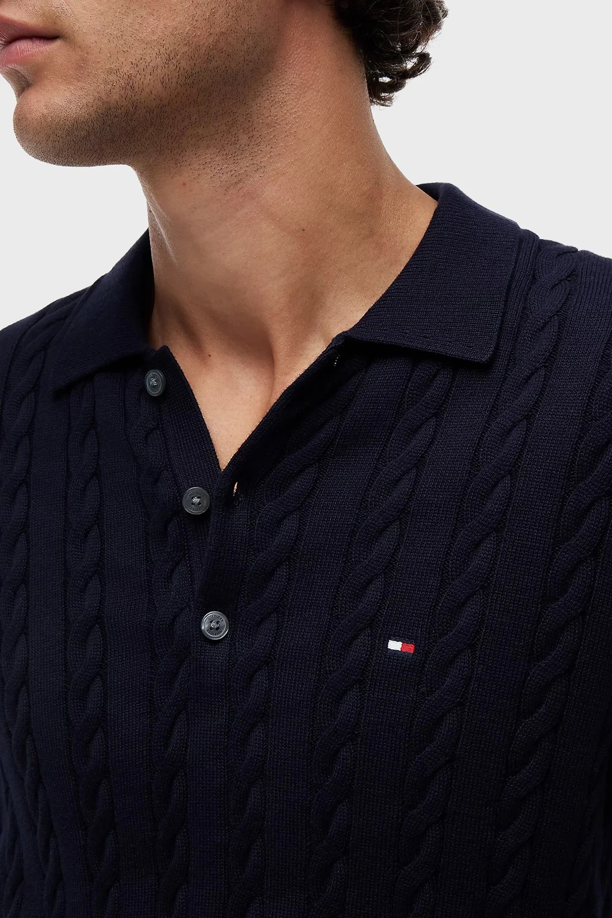 Tommy Hilfiger Erkek Kazak MW0MW41955 DW5 Lacivert - 10