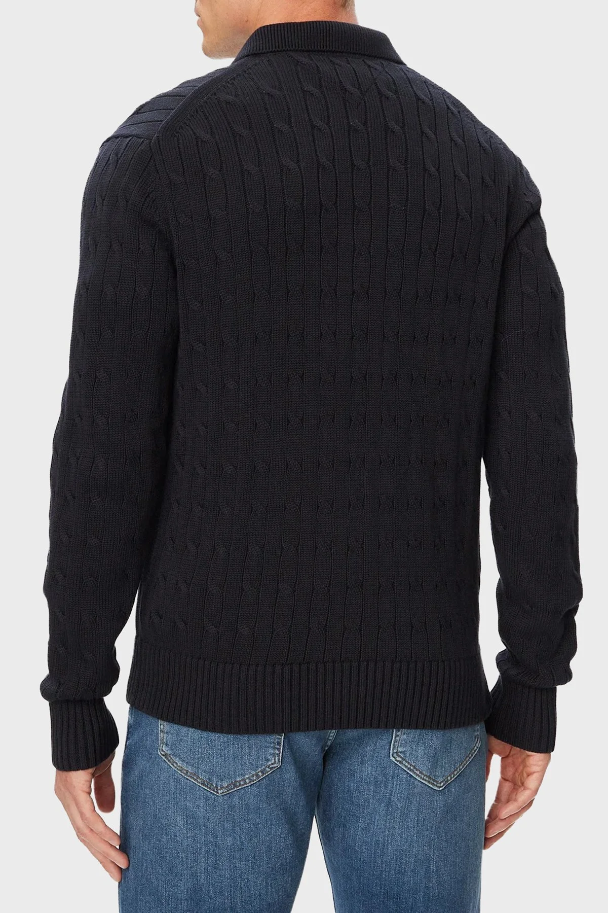 Tommy Hilfiger Erkek Kazak MW0MW44756 DW5 Lacivert - 3
