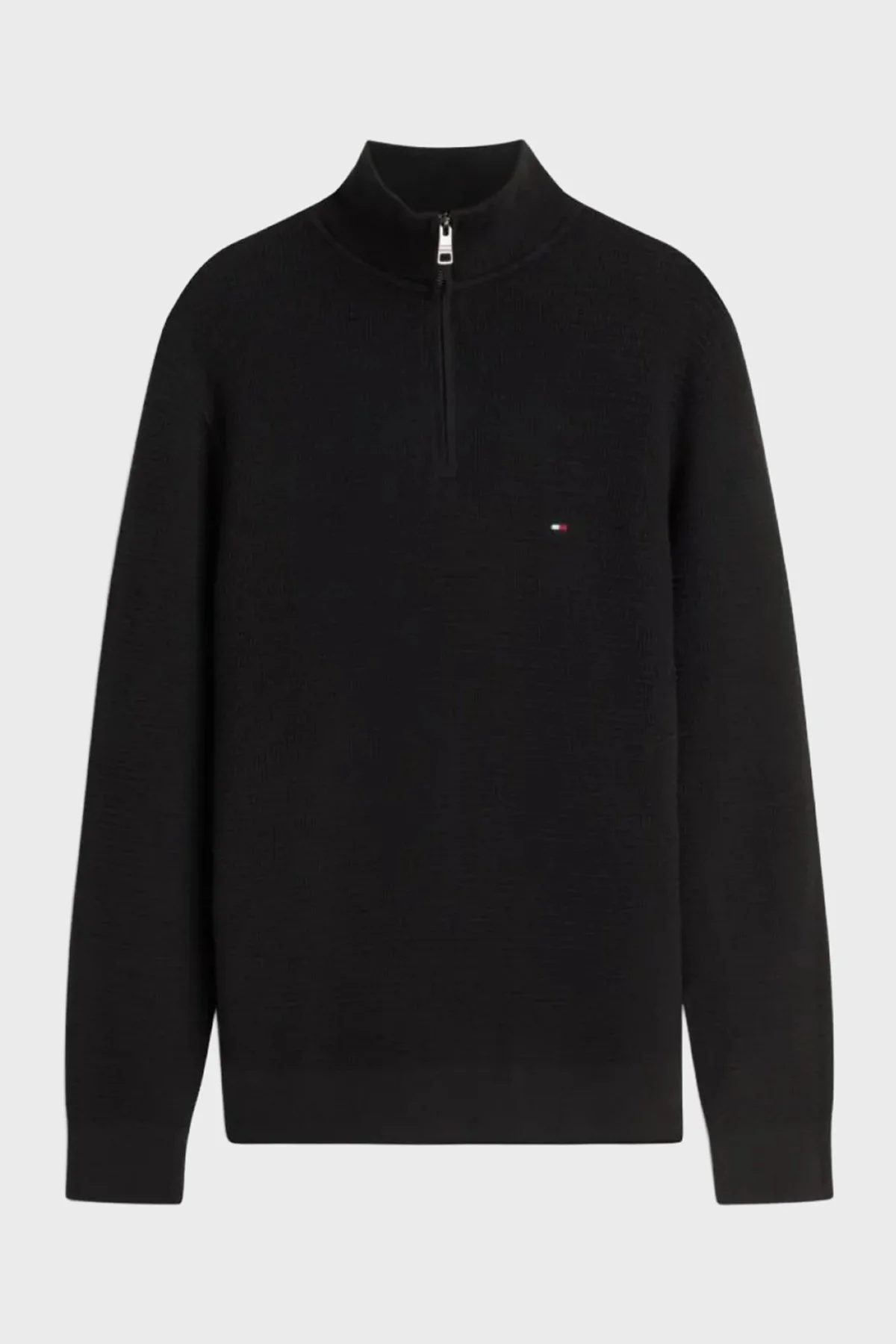 Tommy Hilfiger Erkek Kazak MW0MW44760 BDS Siyah - 11