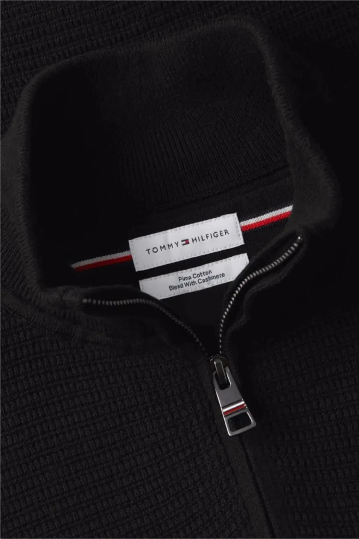 Tommy Hilfiger Erkek Kazak MW0MW44760 BDS Siyah - 12