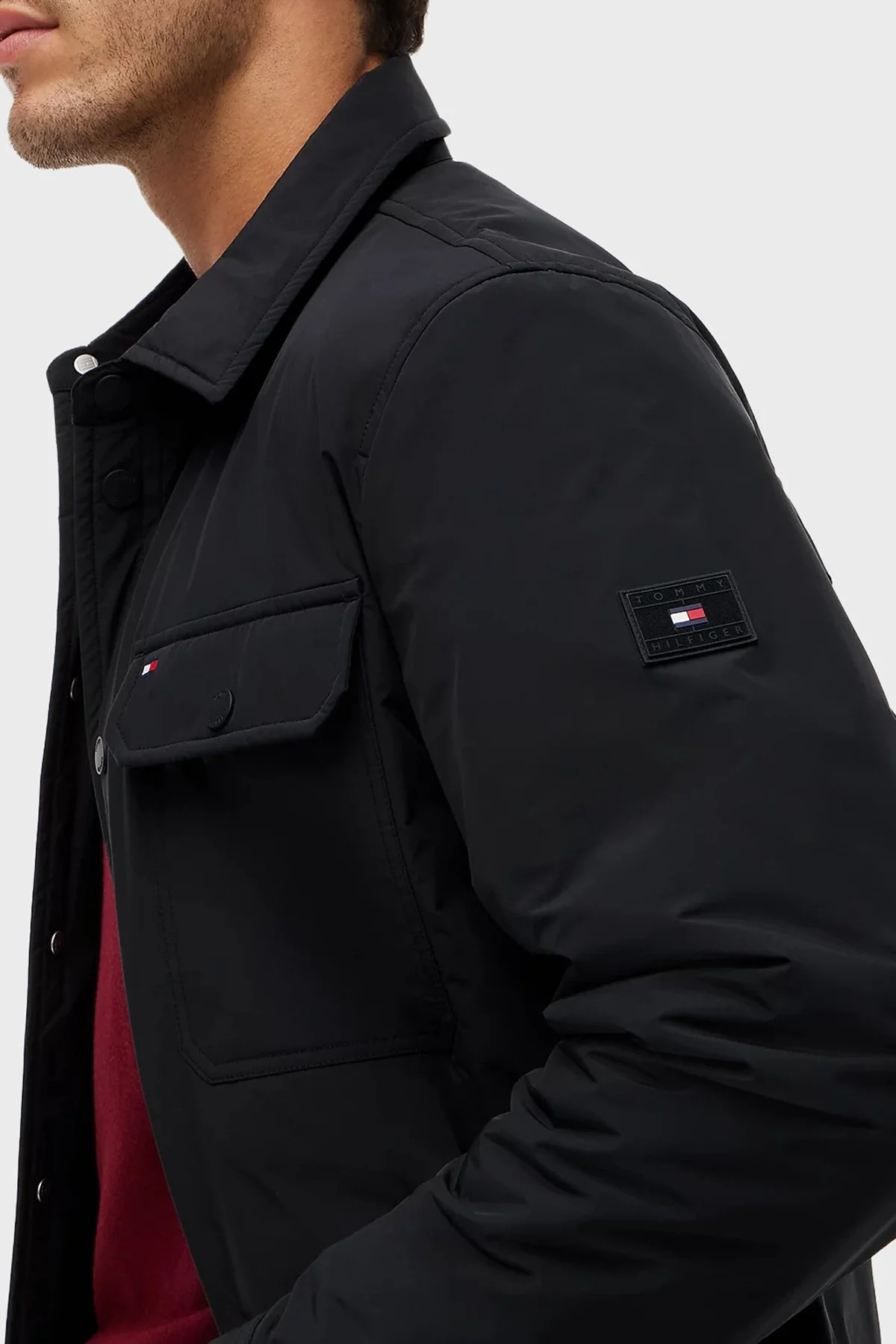 Tommy Hilfiger Erkek Mont MW0MW44767 BDS Siyah - 5