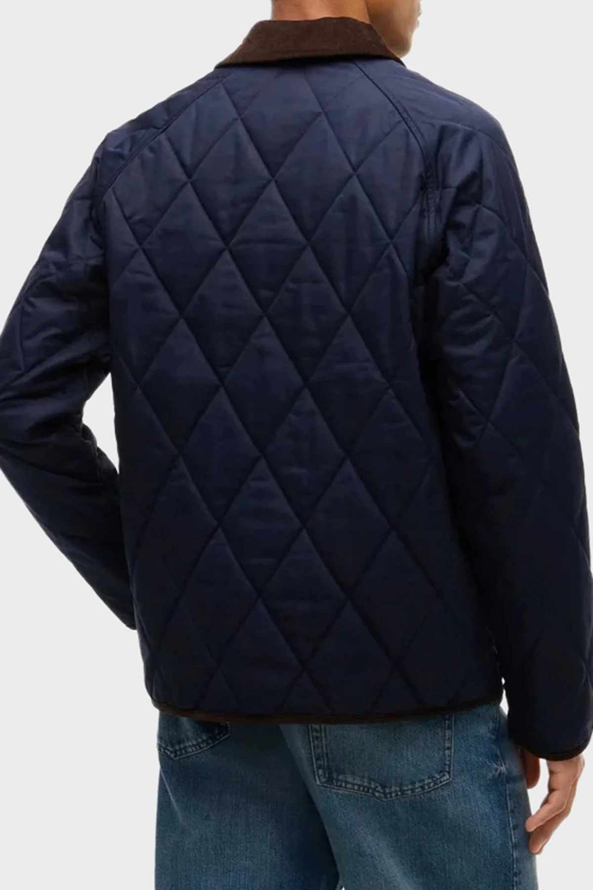 Tommy Hilfiger Kapitone Desenli Logolu Klasik Yaka Erkek Mont MW0MW45195 DW5 Lacivert - 9