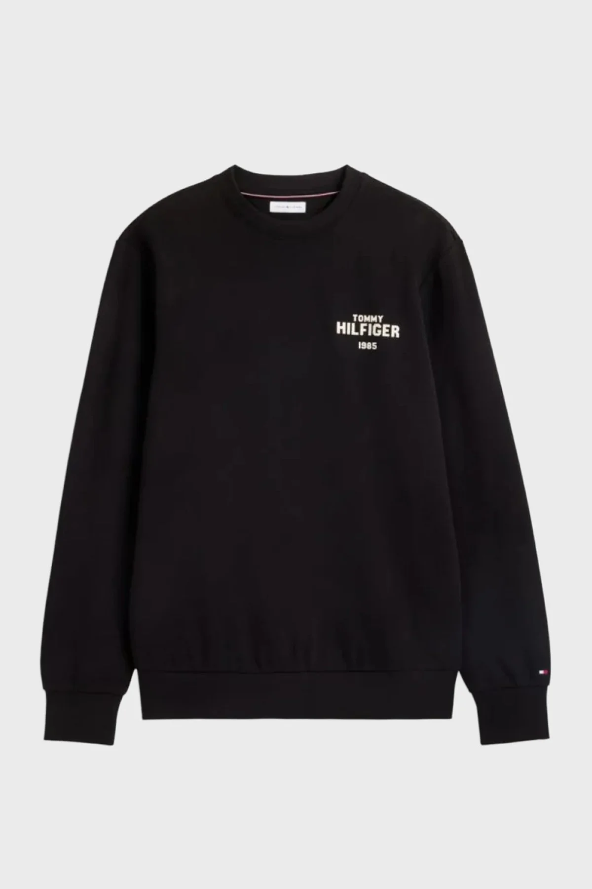 Tommy Hilfiger Erkek Sweat MW0MW44938 BDS Siyah - 5