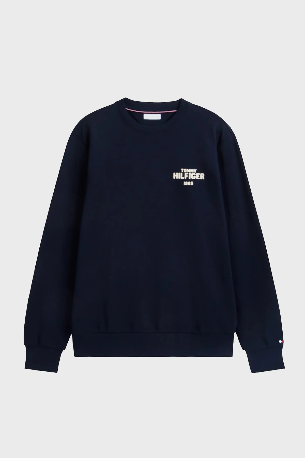 Tommy Hilfiger Erkek Sweat MW0MW44938 DW5 Lacivert - 5