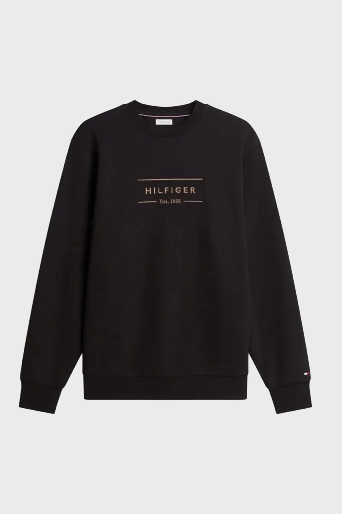 Tommy Hilfiger Erkek Sweat MW0MW44939 BDS Siyah - 5