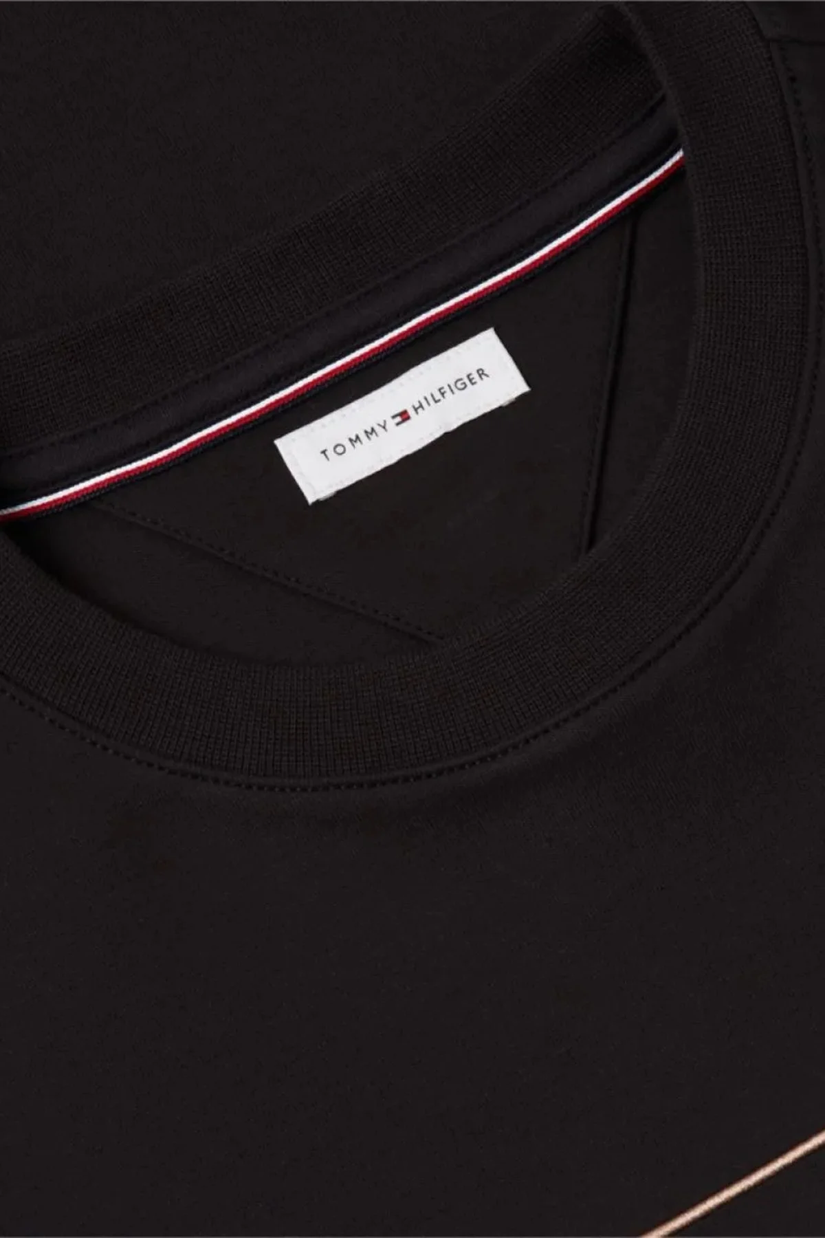Tommy Hilfiger Erkek Sweat MW0MW44939 BDS Siyah - 6