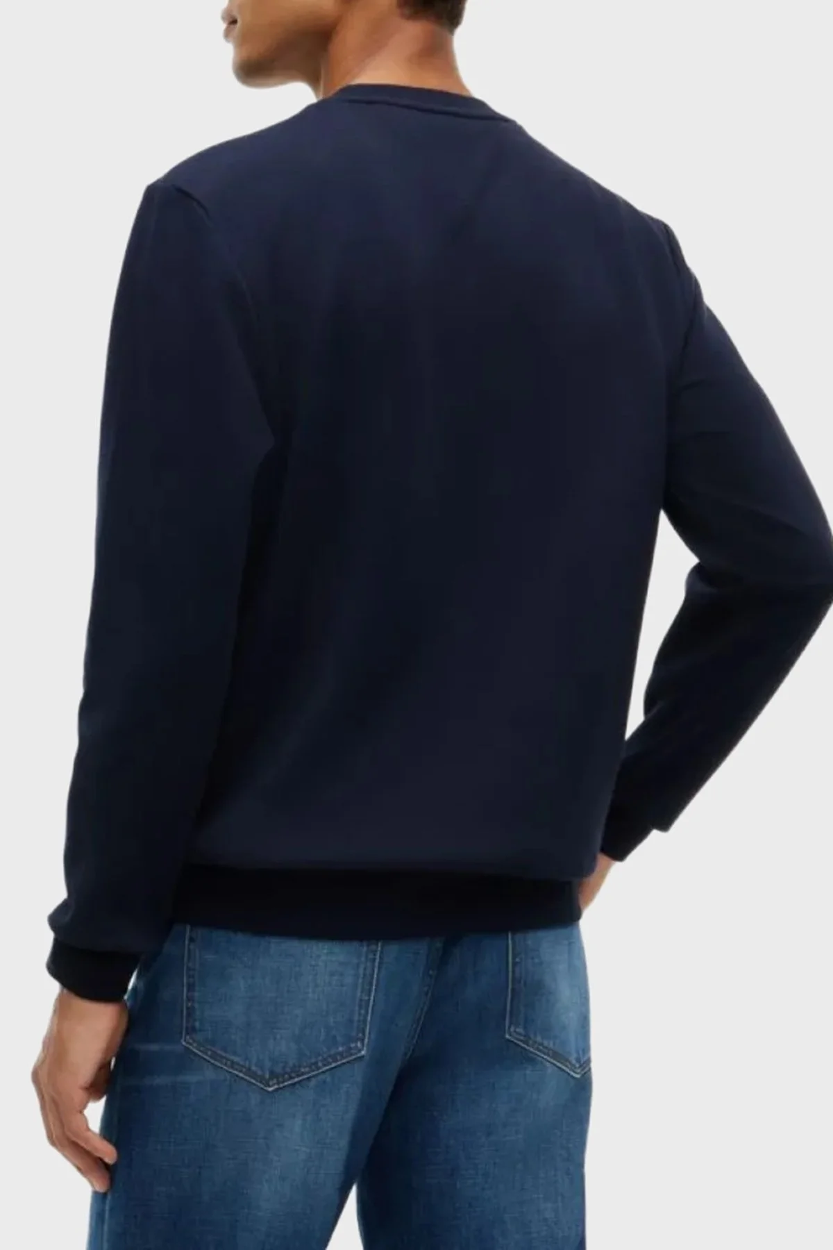 Tommy Hilfiger Erkek Sweat MW0MW44939 DW5 Lacivert - 3