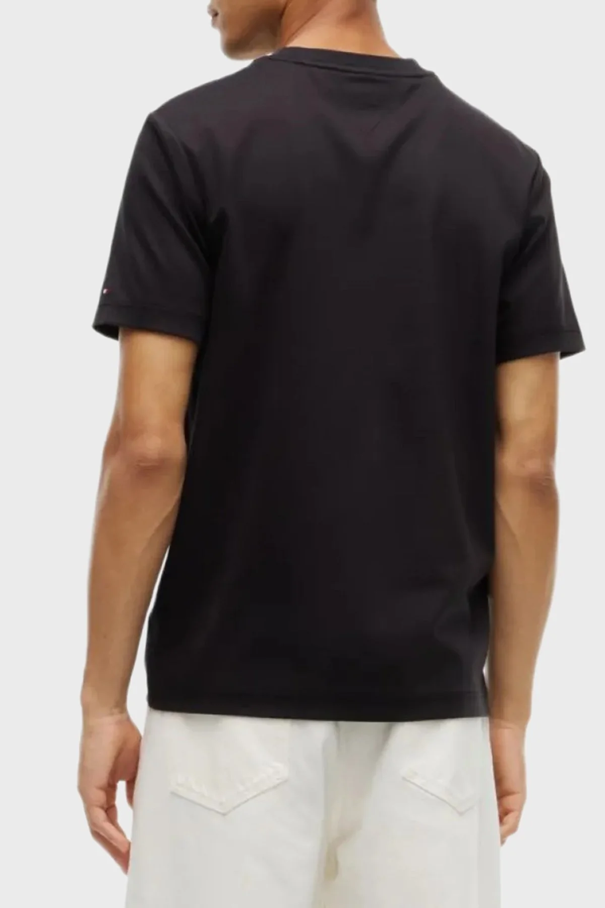 Tommy Hilfiger Erkek T Shirt MW0MW44880 BDS Siyah - 3