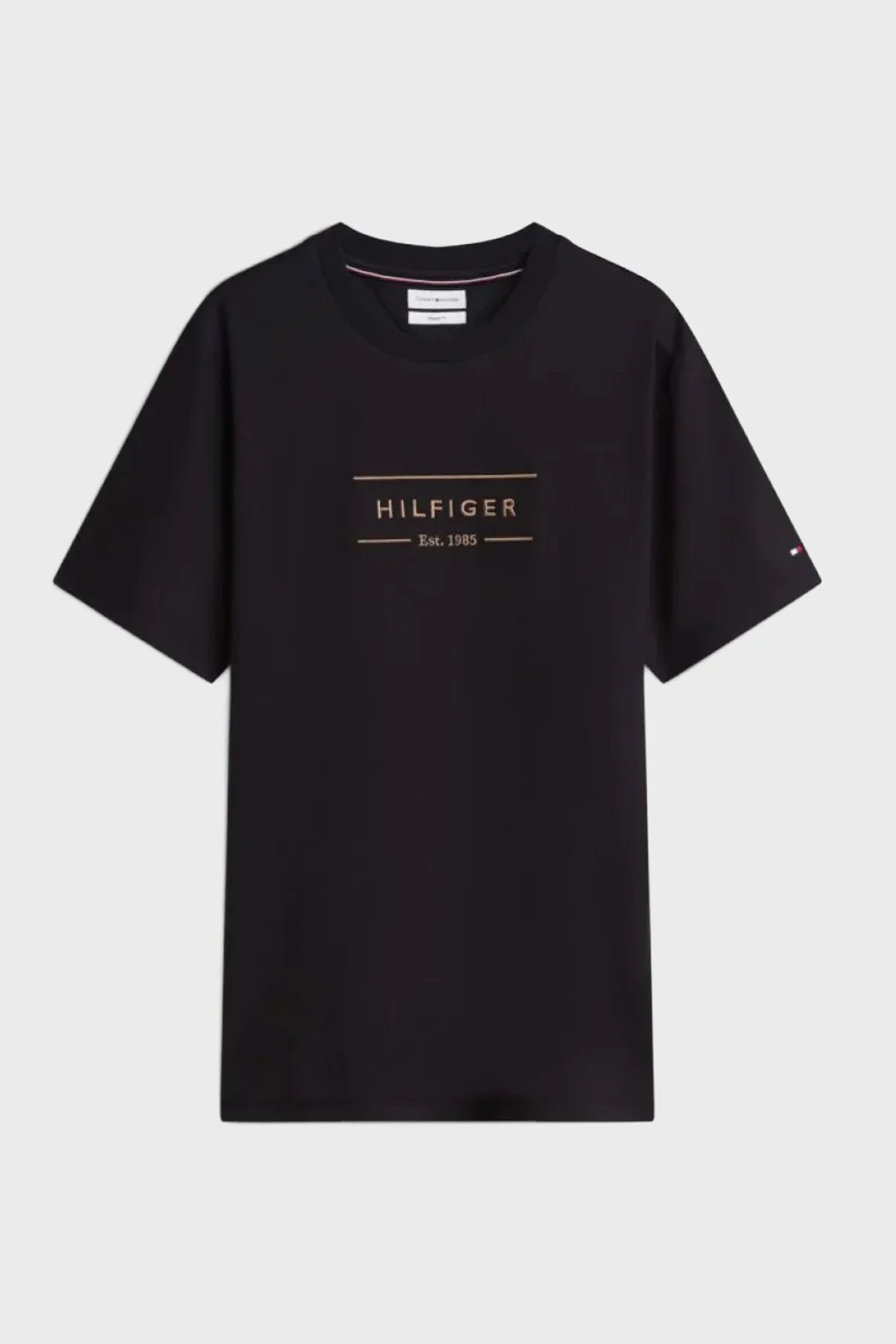 Tommy Hilfiger Erkek T Shirt MW0MW44880 BDS Siyah - 5